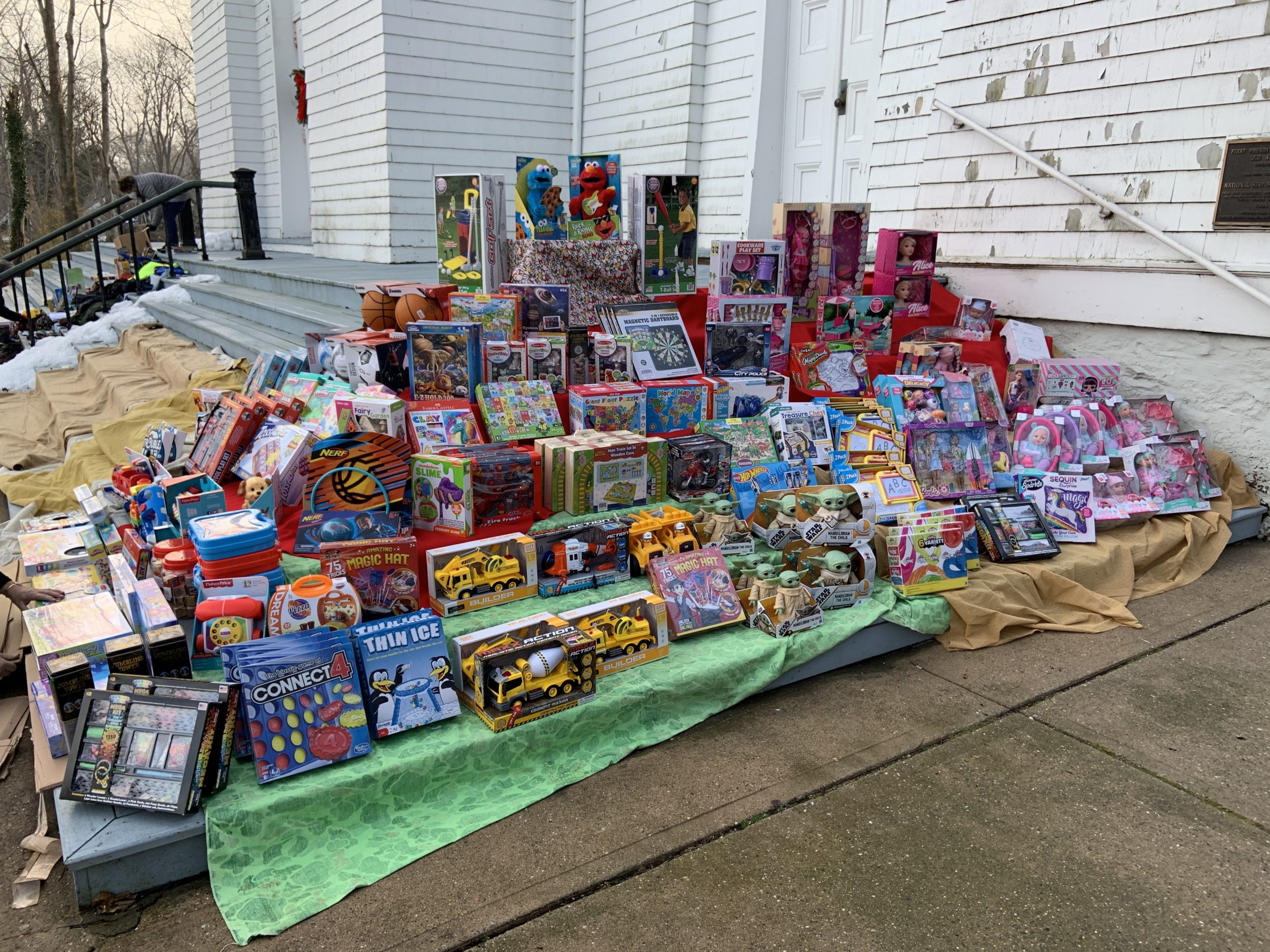 An anonymous donor paid for these toys that were distributed through the Sag Harbor Variety Store to clients of the Sag Harbor Food Pantry on Tuesday, STEPHEN J. KOTZ