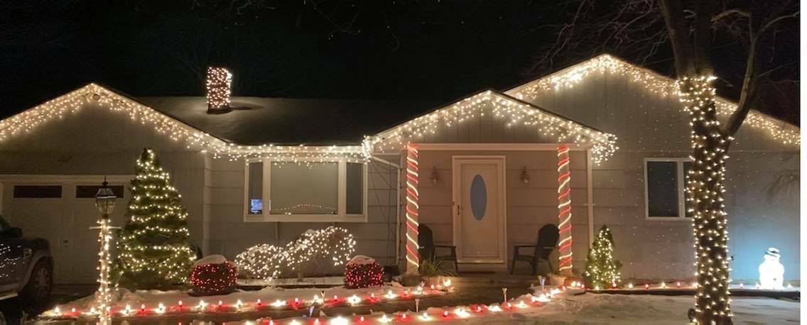 Martin Orduna, Lou Messina and Debbi Gordon Joslin were the top three vote-getters in the first annual Hampton Bays Christmas Decorating Contest. 