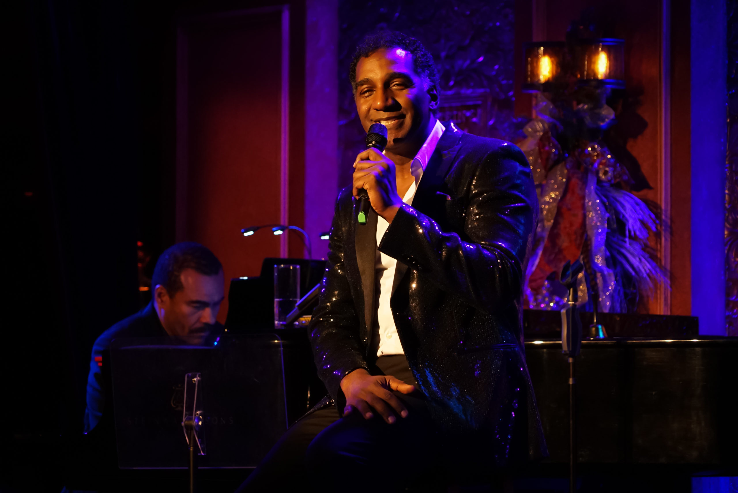 Norm Lewis performing at Feinstein’s/54 Below.