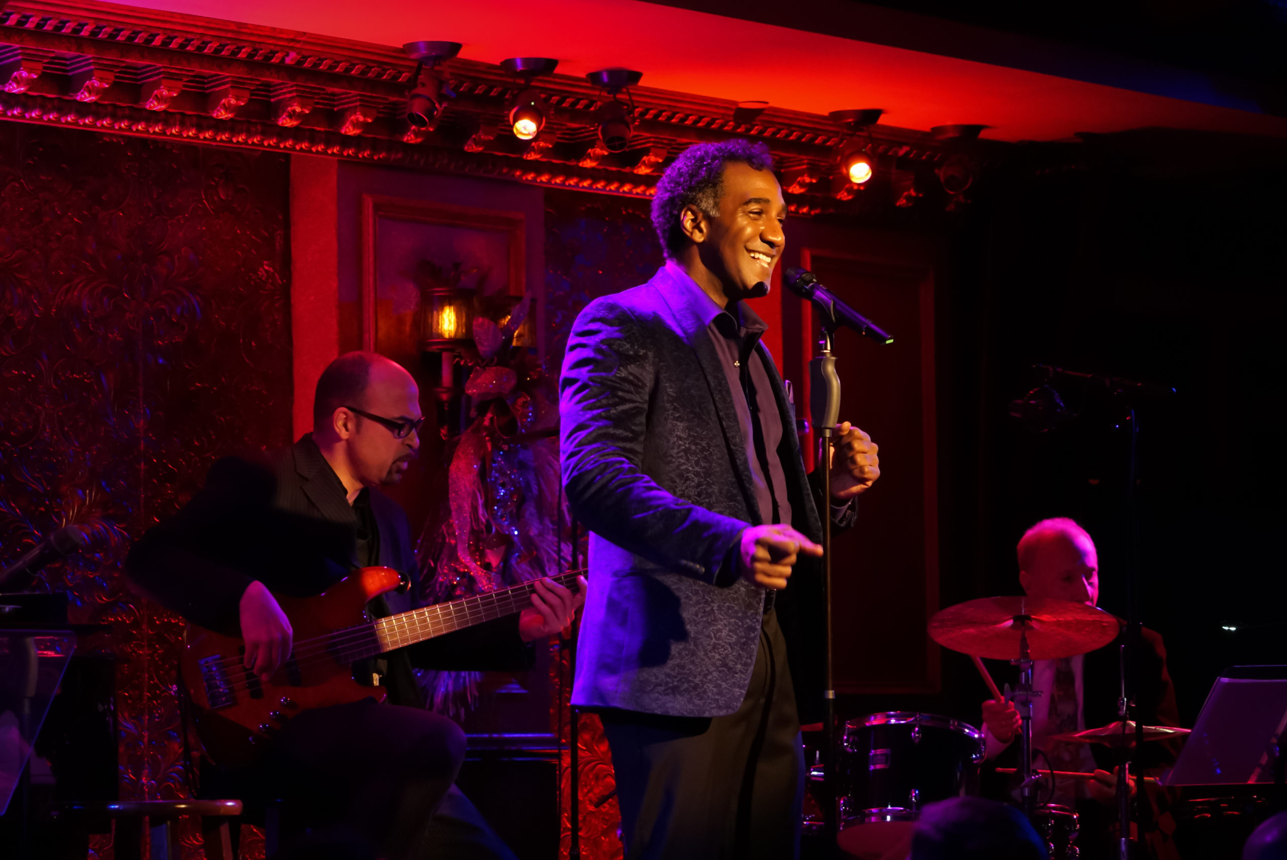 Norm Lewis performing at Feinstein’s/54 Below.
