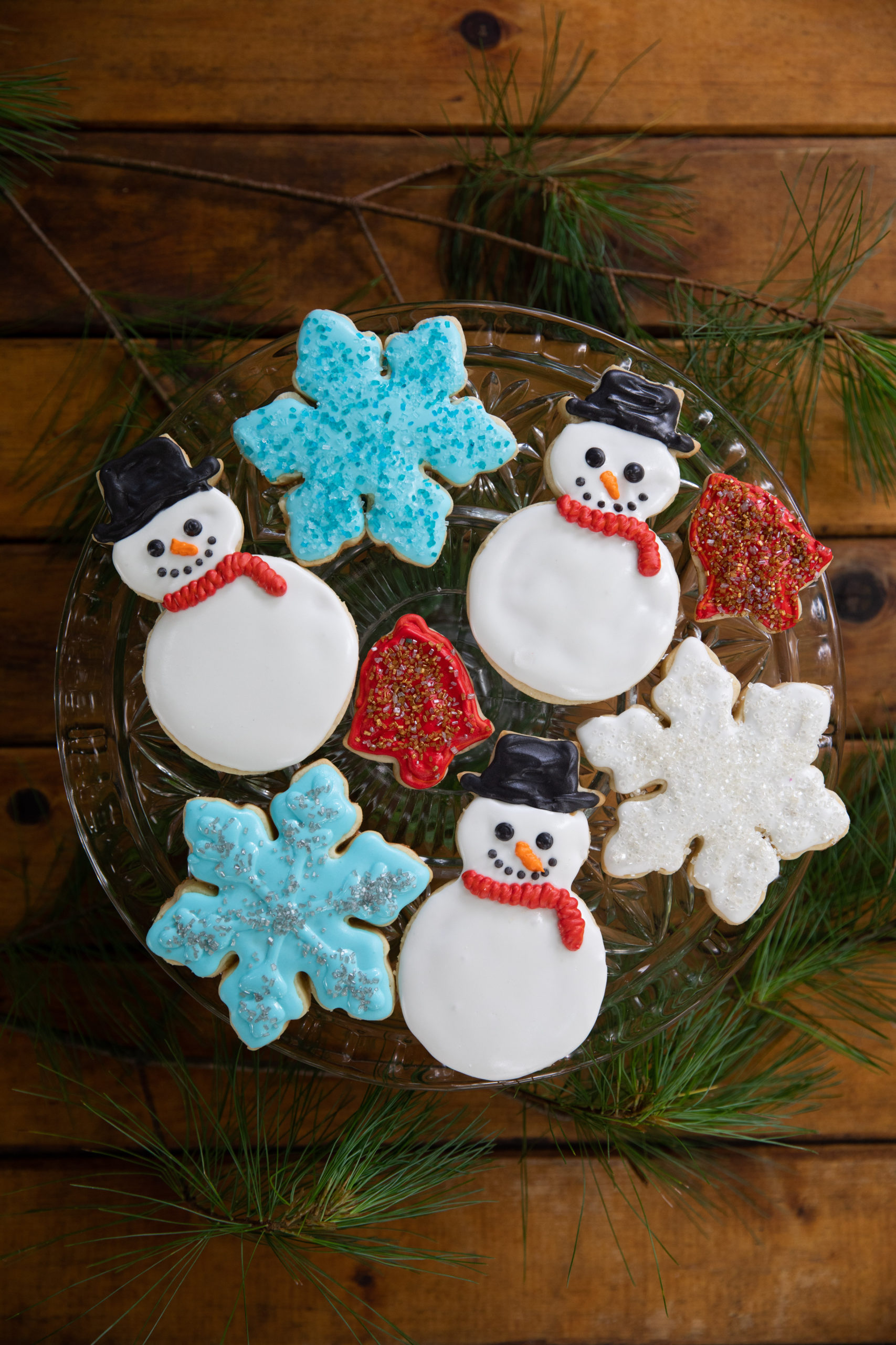 Festive sugar cookies from the Loaves and Fishes Farm Series of cookbooks.