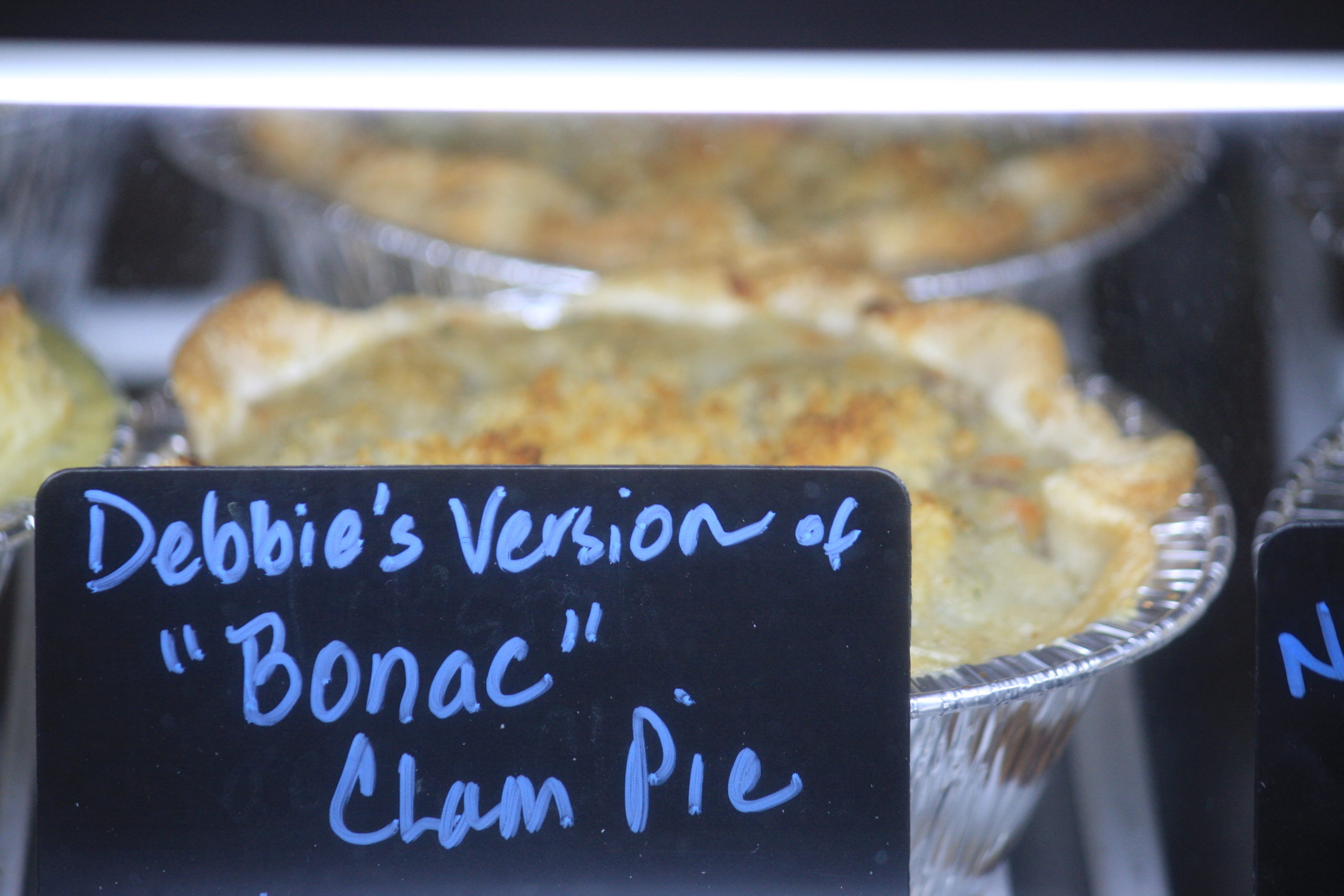 Debbie Geppert's Bonac clam pie.