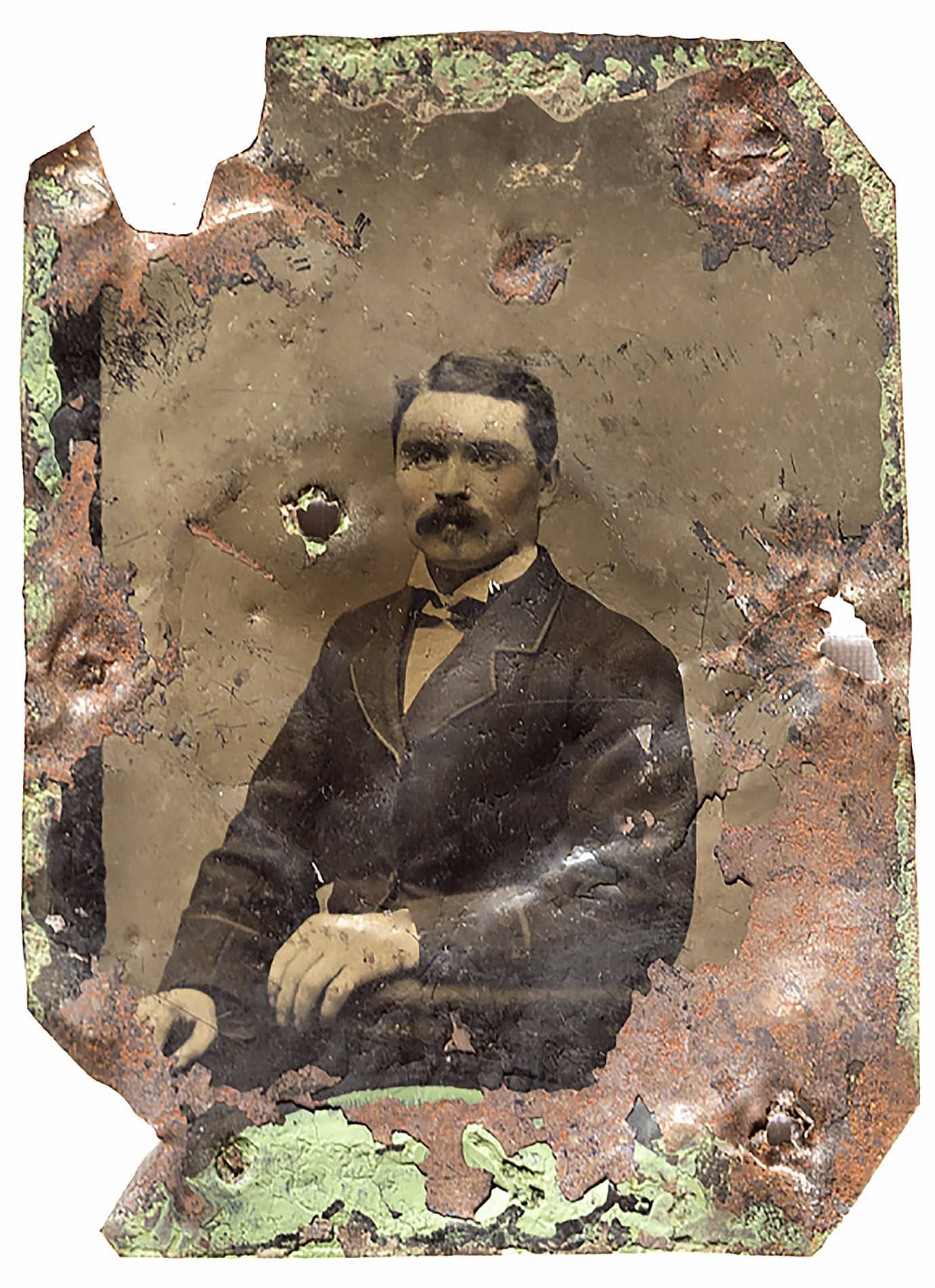 Nathan J. Cuffee in a tintype by William G. Howard.