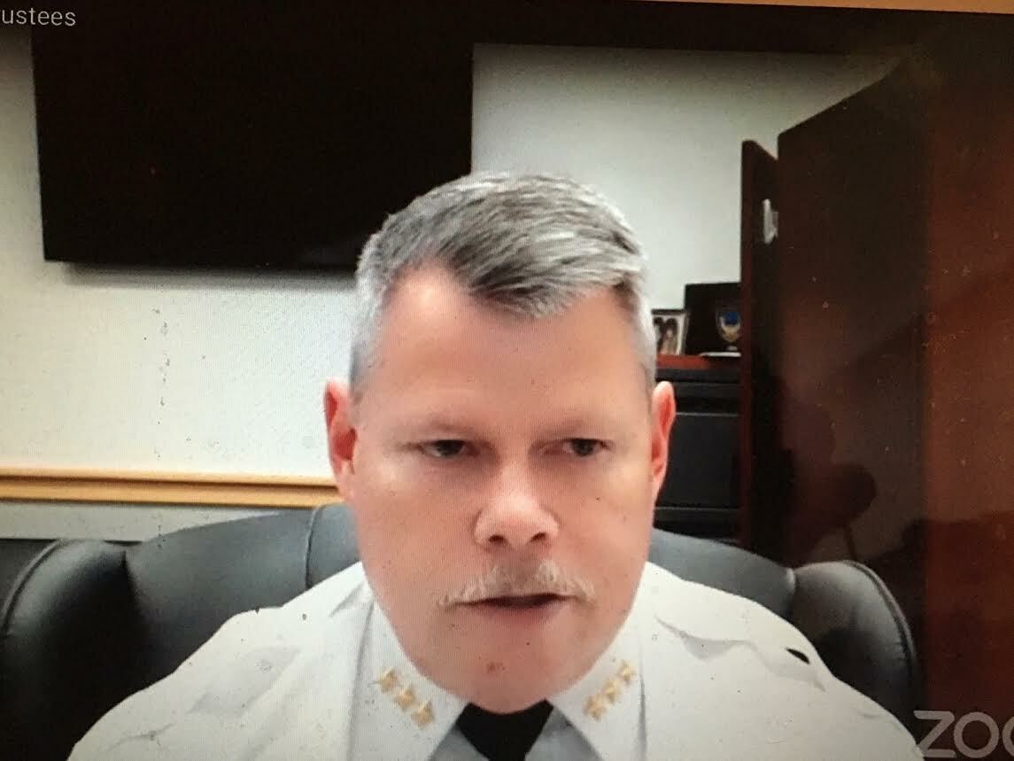 Southampton Village Police Chief Thomas Cummings gave an overview of his department's work toward meeting the goals laid out in Governor Andrew Cuomo's reform requirement during the stakeholder teleconference.