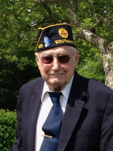 Southampton Village resident, World War II veteran   and decades-long member of the American Legion,  John Holden turns 100 years old this week.