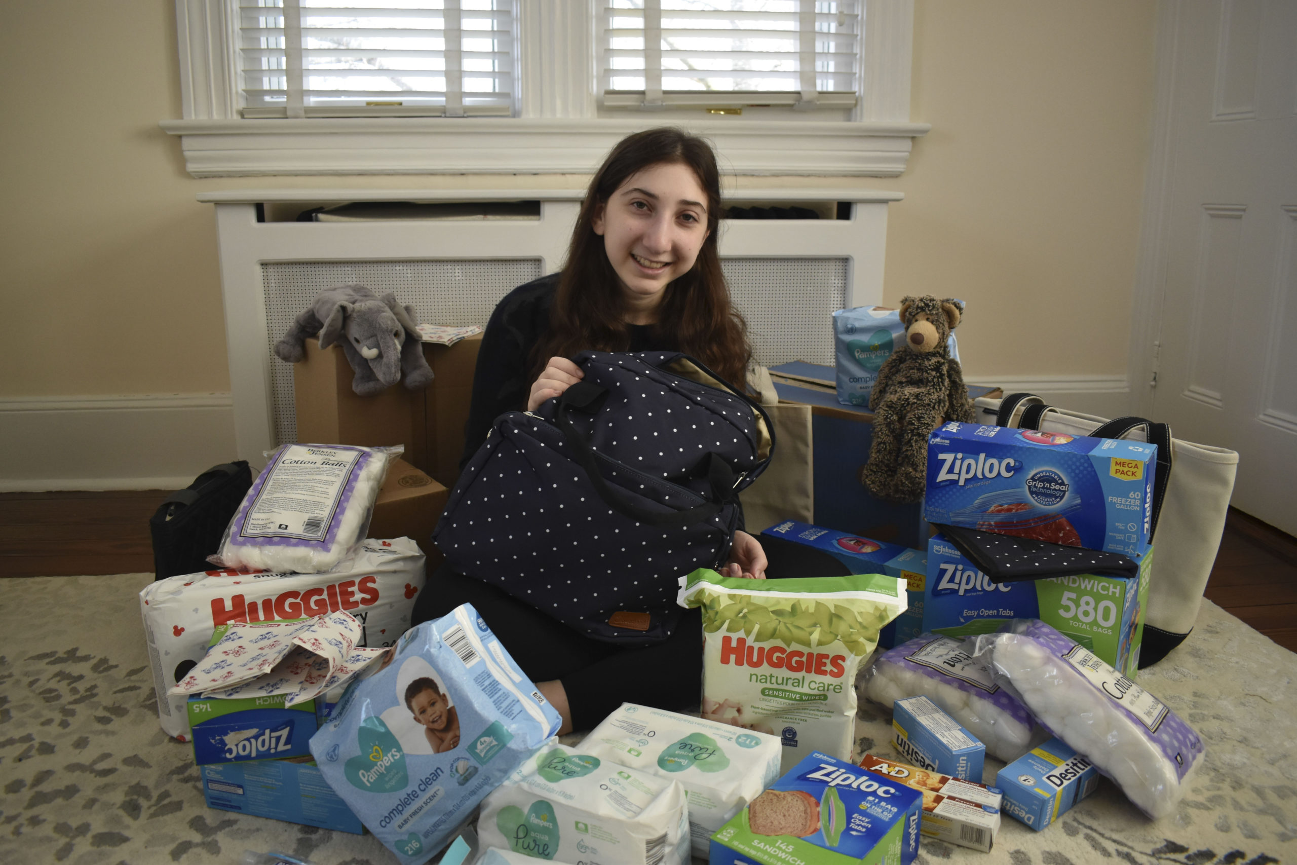 High school junior Ariel Kirman started a non-profit, Diaper Essentials for New Americans, to help refugee and immigrant new mothers.