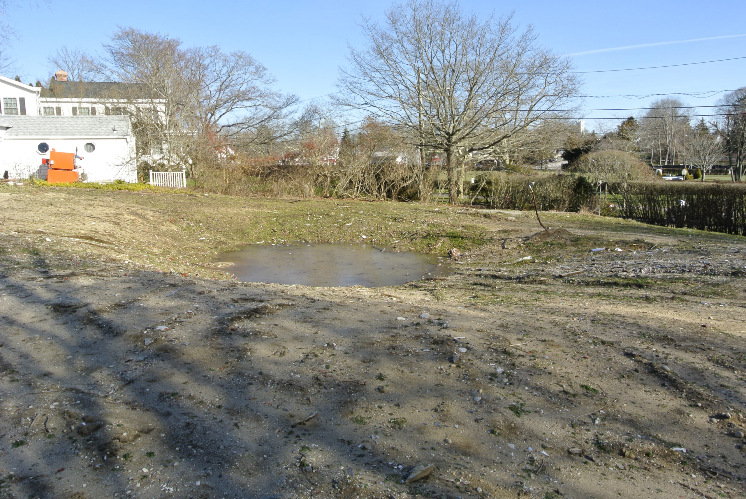The Pyrrhus Concer homestead on Pond Lane in Southampton Village.  DANA SHAW
