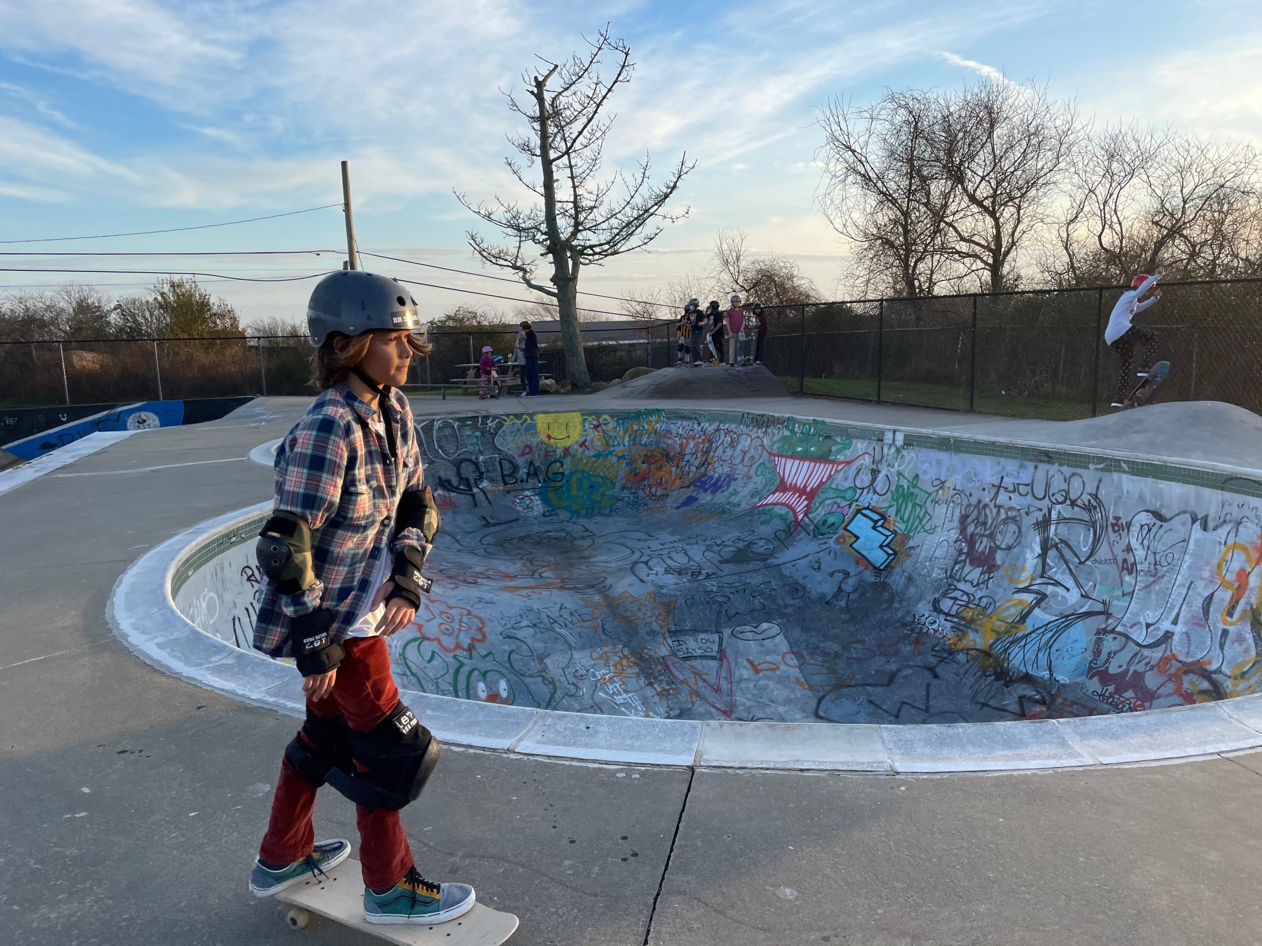 Earl Chelkowski and other young skaters have become regulars at the Montauk Skate Park. Parents are raising funds for upgrades, repairs and an expansion of the park's features.