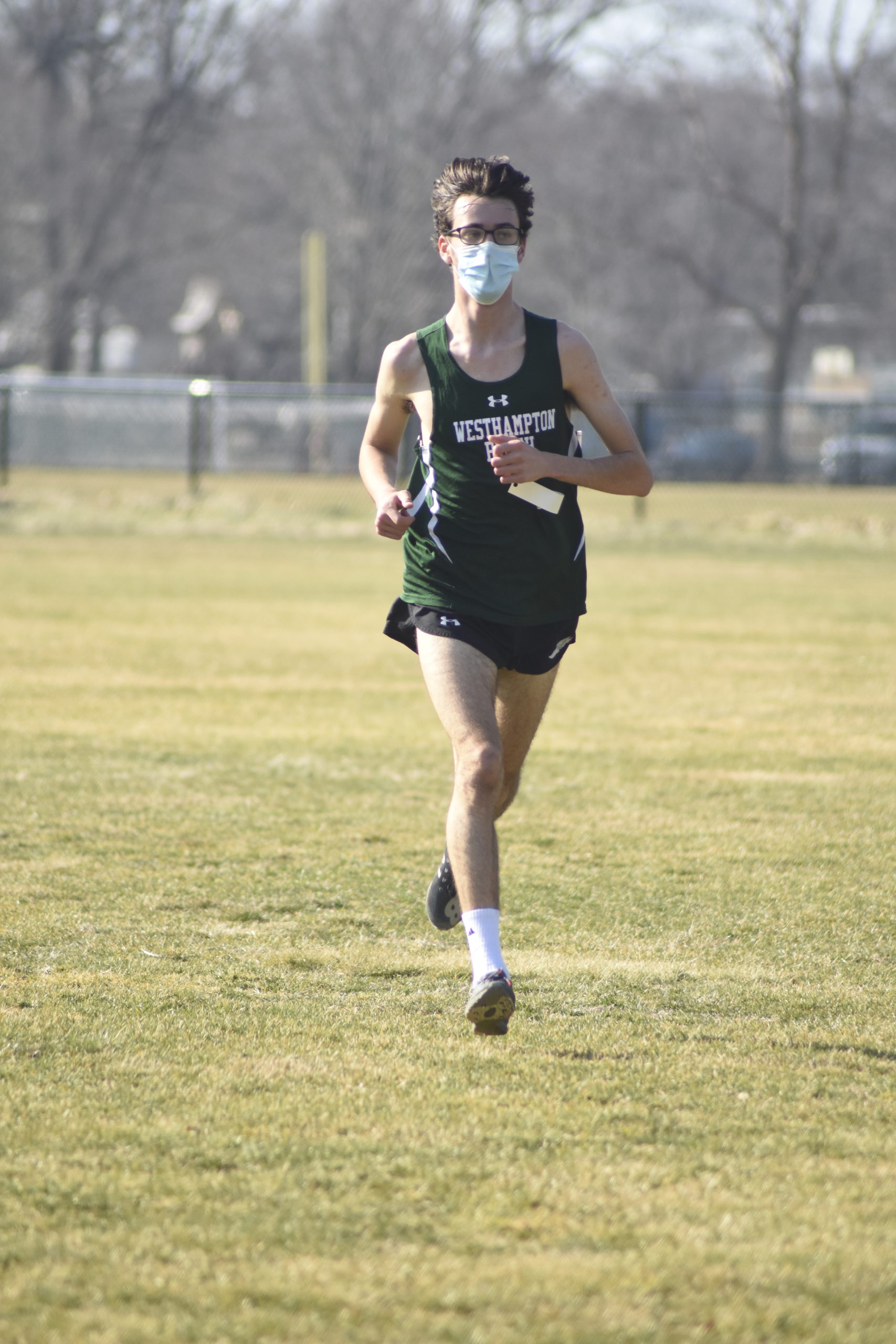 Westhampton Beach junior Gavin Ehlers won the boys race in 14:37.02.