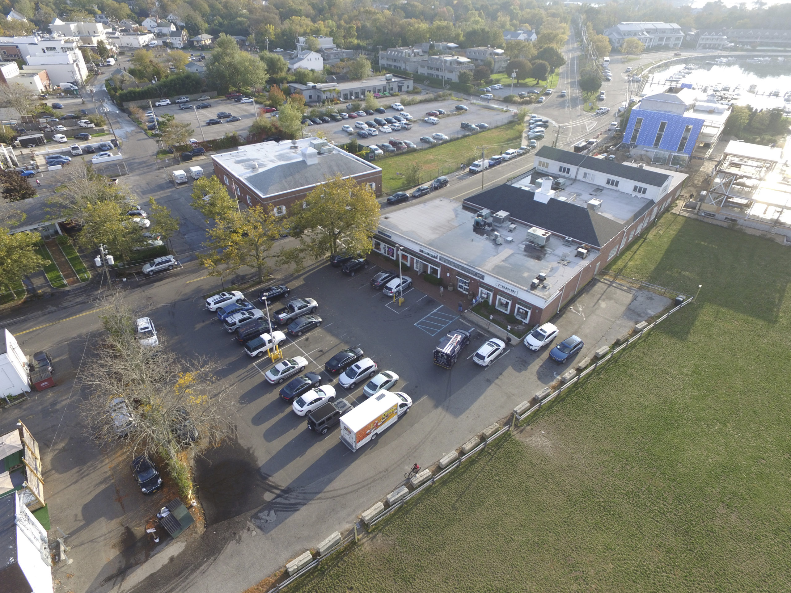 Sag Harbor Village wants the former gasball property as a municipal parking lot, putting it in competition with Bay Street Theater.