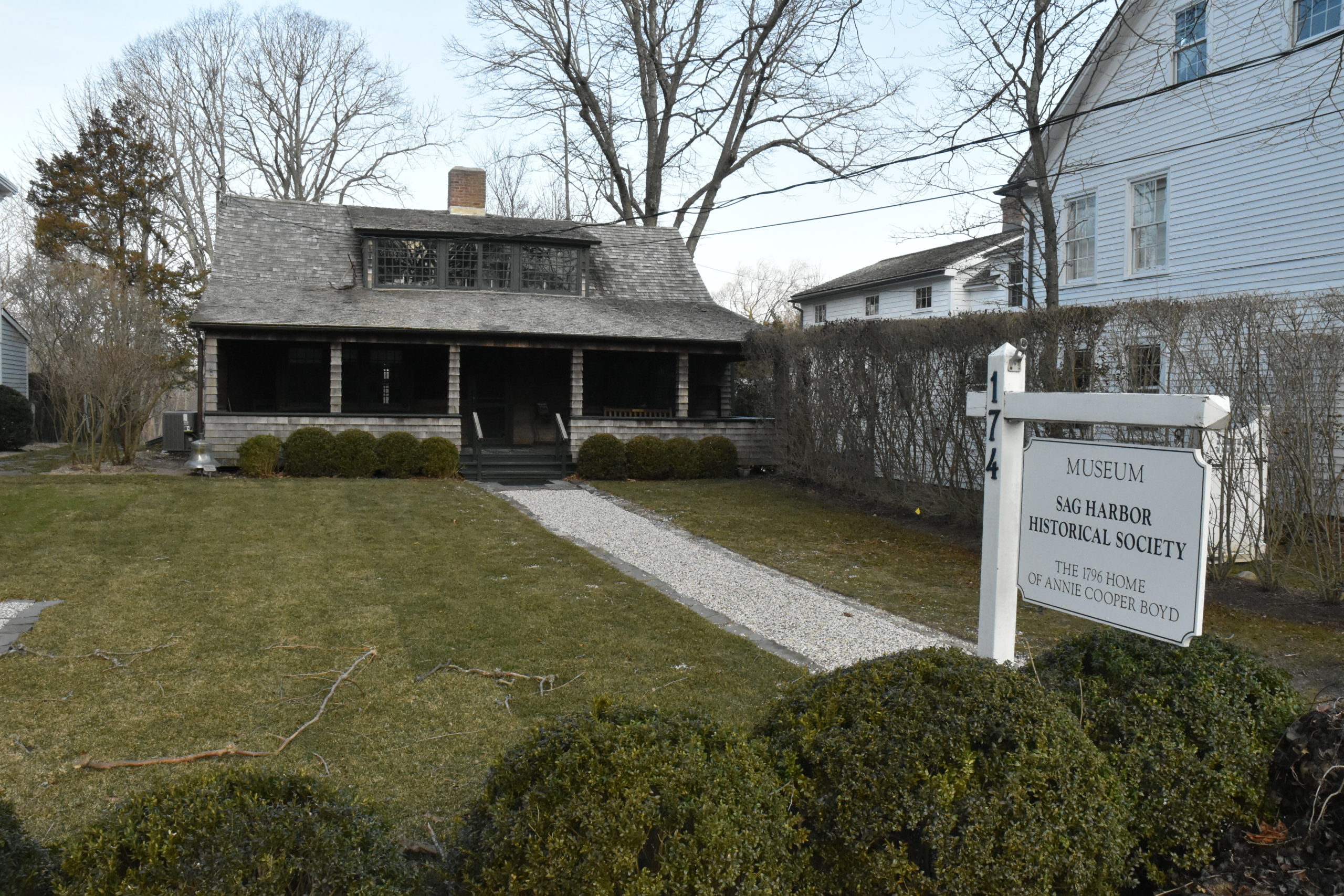 The Sag Harbor Historical Society's Annie Cooper Boyd House. STEPHEN J. KOTZ