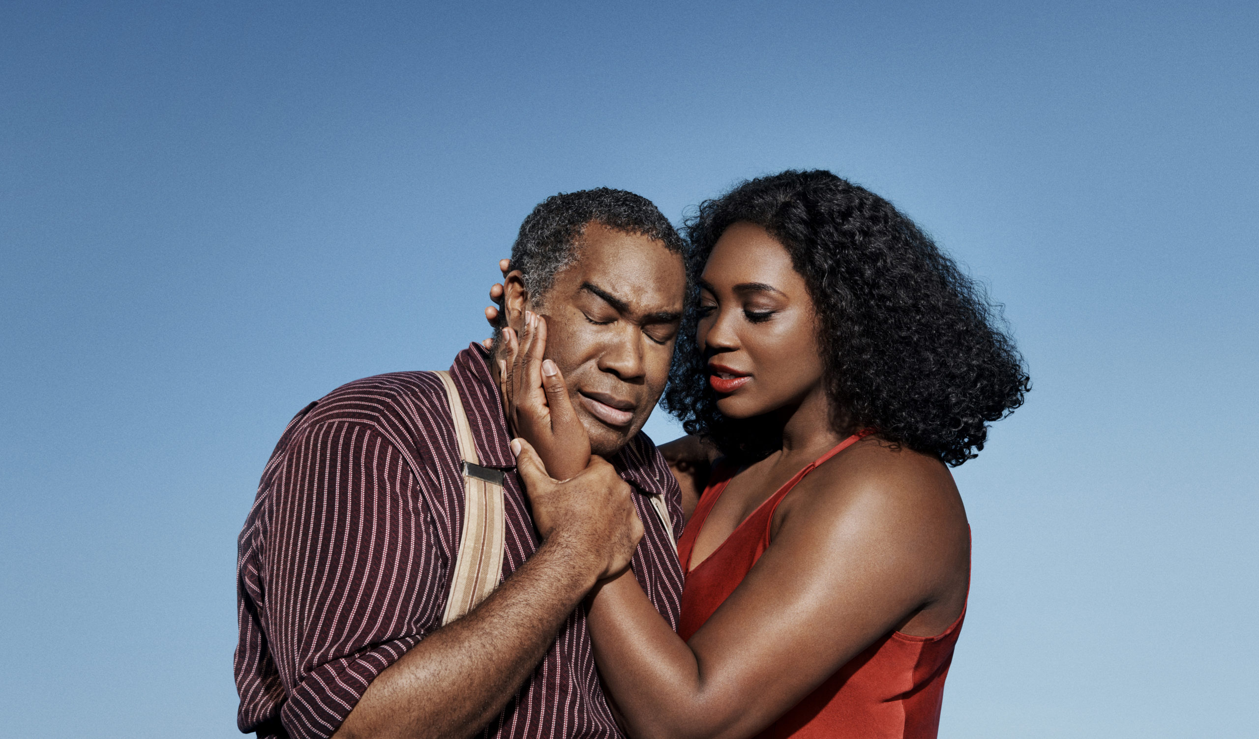 Eric Owens as Porgy and Angel Blue as Bess in the Gershwin's 