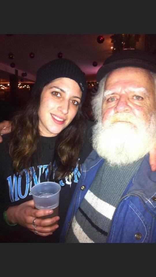 Joseph 'Flapjaws' O'Connor and his great-niece, Jade O'Connor.