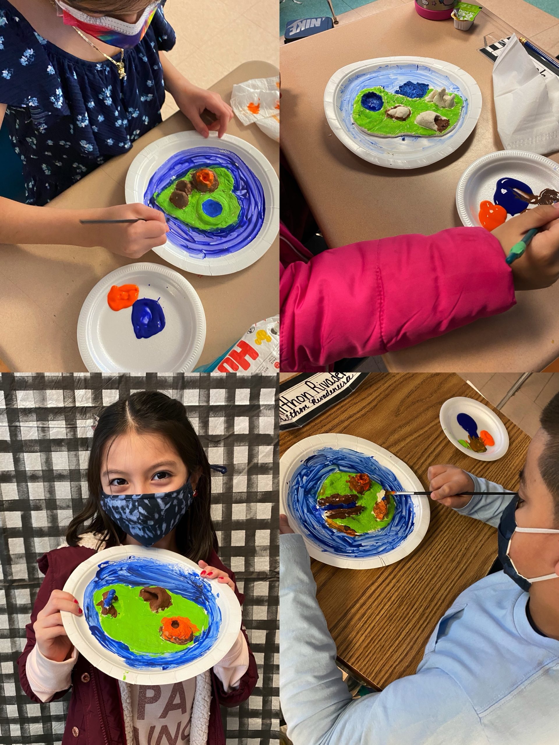 Hampton Bays third grade students recently designed their own islands as part of a science unit.