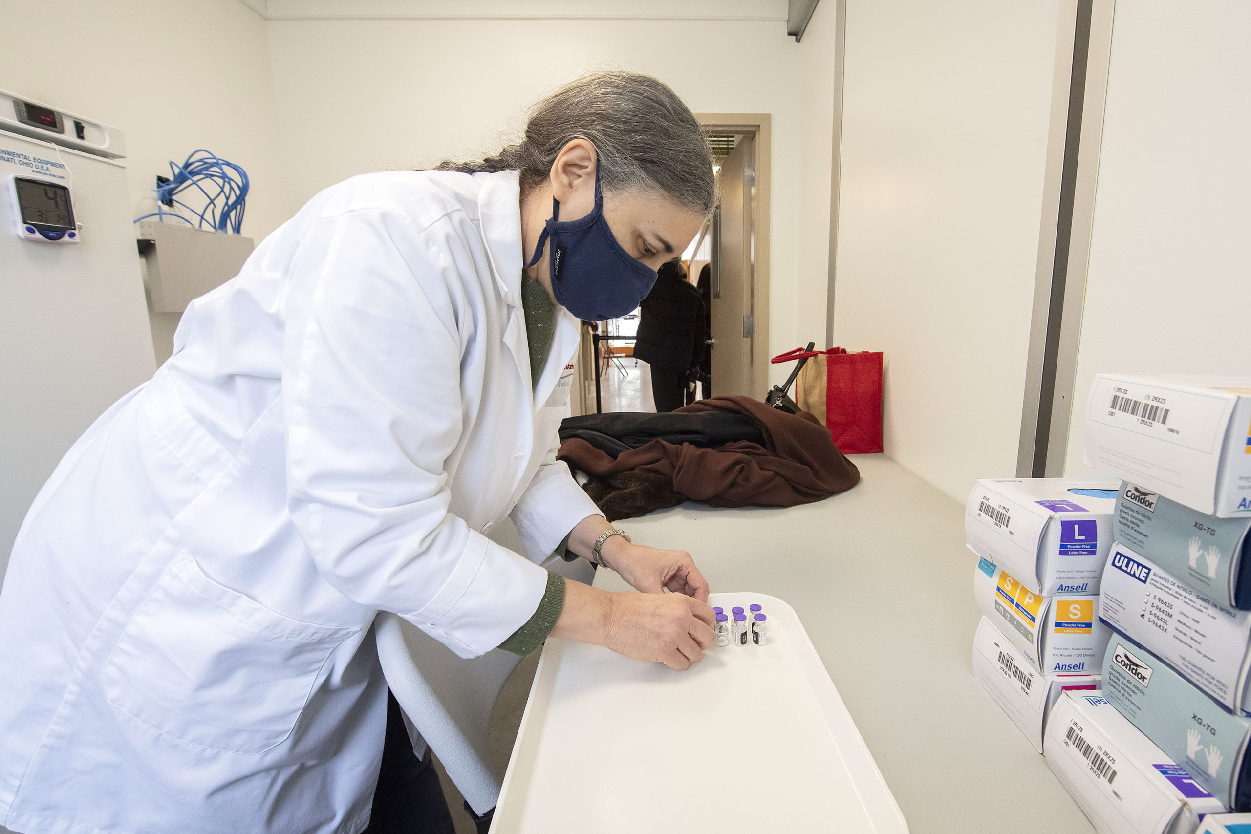 East Hampton Town officials and volunteers held their second COVID-19 vaccination clinic on Saturday, administering more than 650 doses of the vaccine to teachers and essential workers. On Friday, Stony Brook Medicine had used the town's vaccination POD to administer more than 1,200 doses to senior citizens.