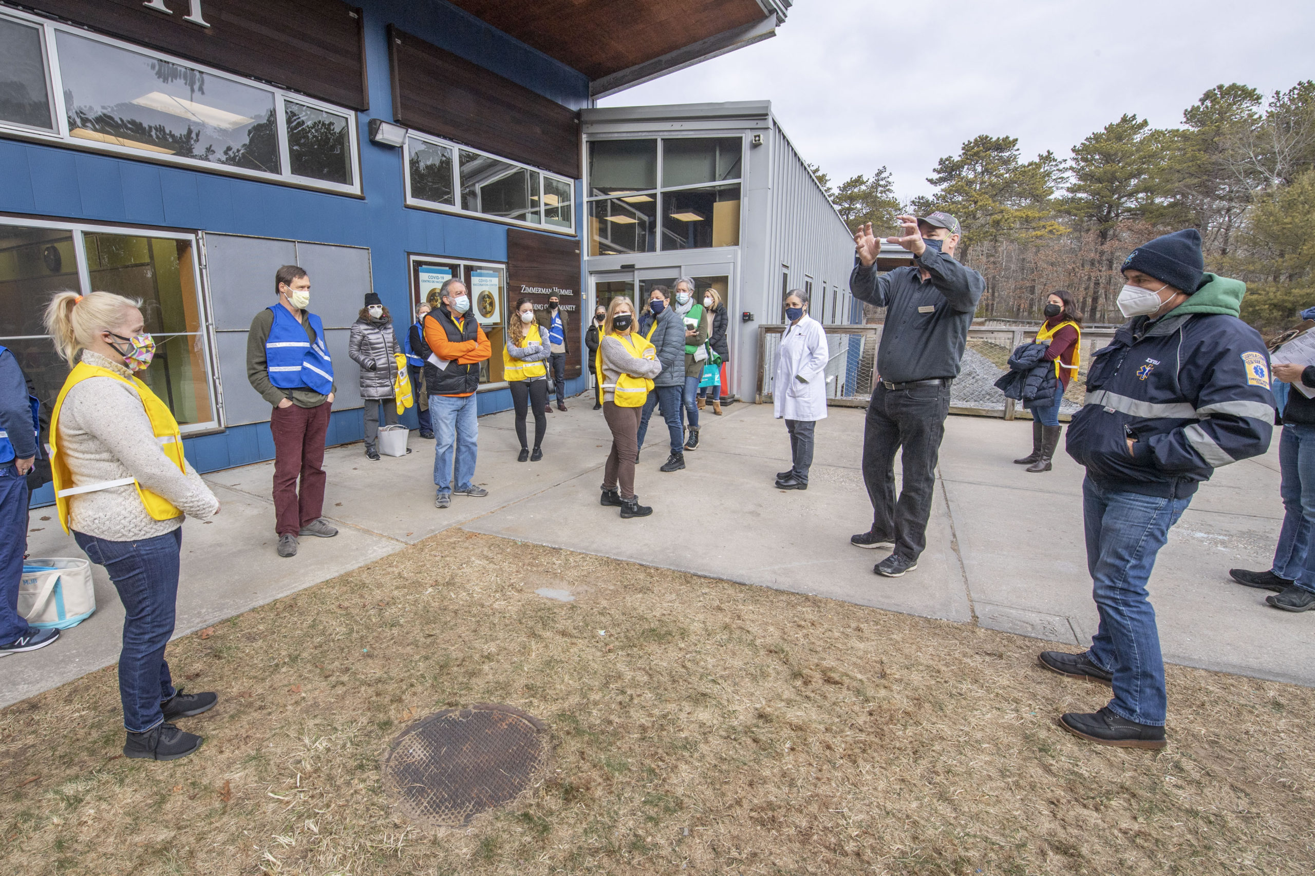 East Hampton Town officials and volunteers held their second COVID-19 vaccination clinic on Saturday, administering more than 650 doses of the vaccine to teachers and essential workers. On Friday, Stony Brook Medicine had used the town's vaccination POD to administer more than 1,200 doses to senior citizens.