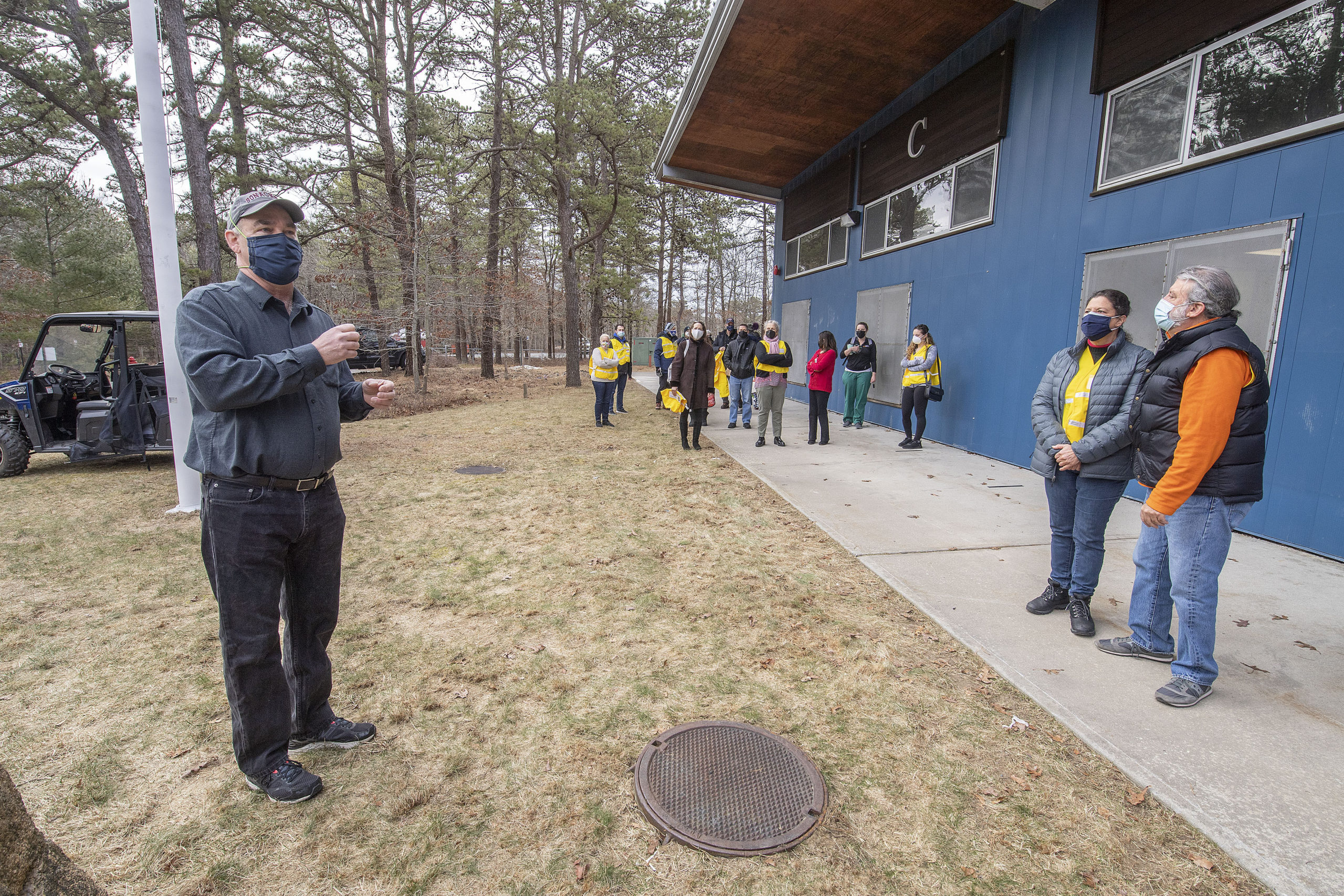 East Hampton Town officials and volunteers held their second COVID-19 vaccination clinic on Saturday, administering more than 650 doses of the vaccine to teachers and essential workers. On Friday, Stony Brook Medicine had used the town's vaccination POD to administer more than 1,200 doses to senior citizens.