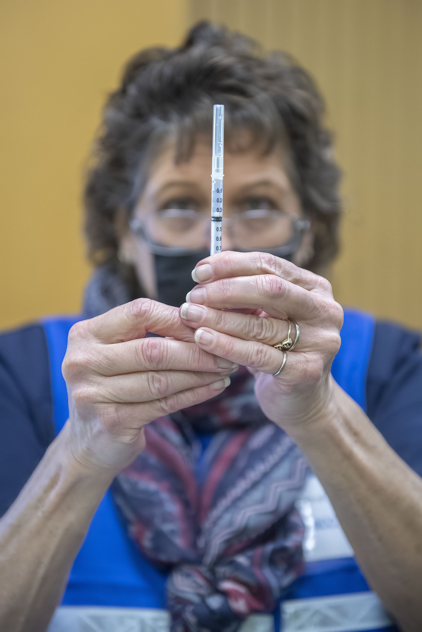 East Hampton Town officials and volunteers held their second COVID-19 vaccination clinic on Saturday, administering more than 650 doses of the vaccine to teachers and essential workers. On Friday, Stony Brook Medicine had used the town's vaccination POD to administer more than 1,200 doses to senior citizens.