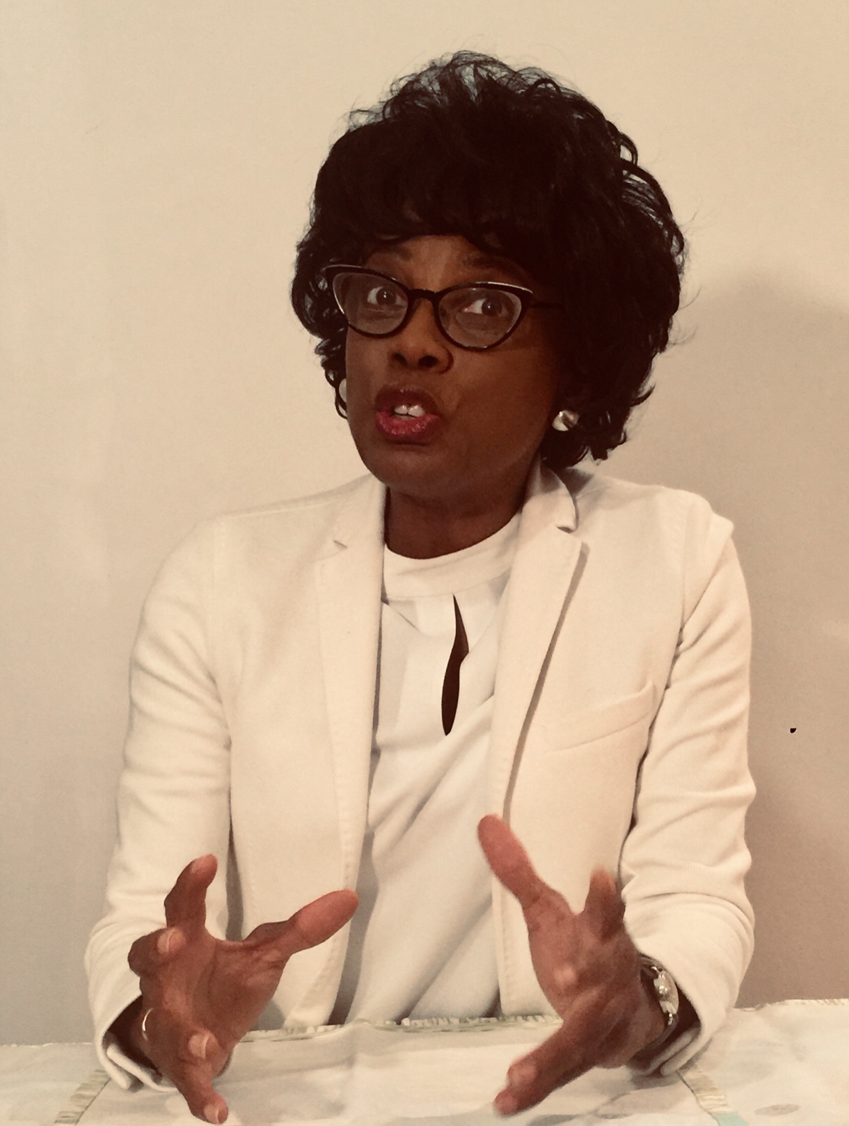 Ingrid Griffith as Shirley Chisholm in 