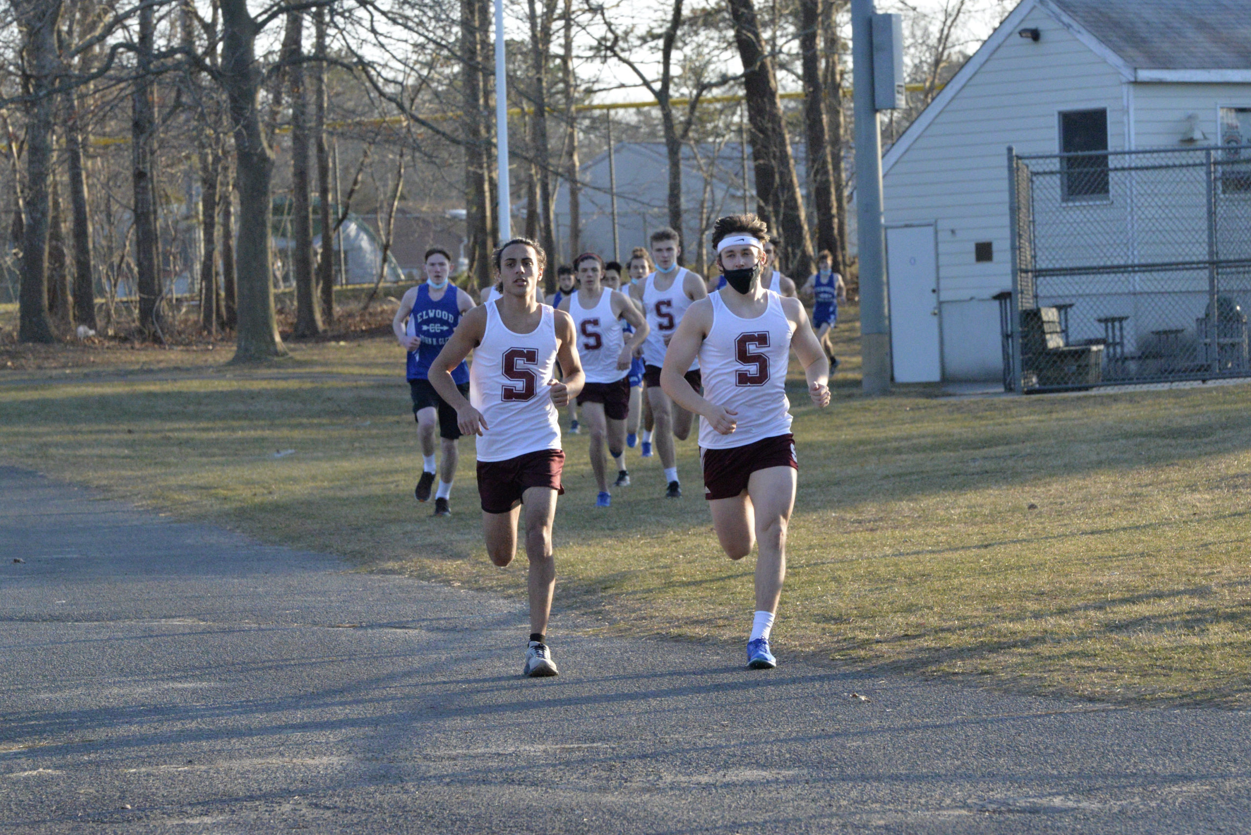 Mariners Harrison Gavalas, left, and team captain Zac Mobius.