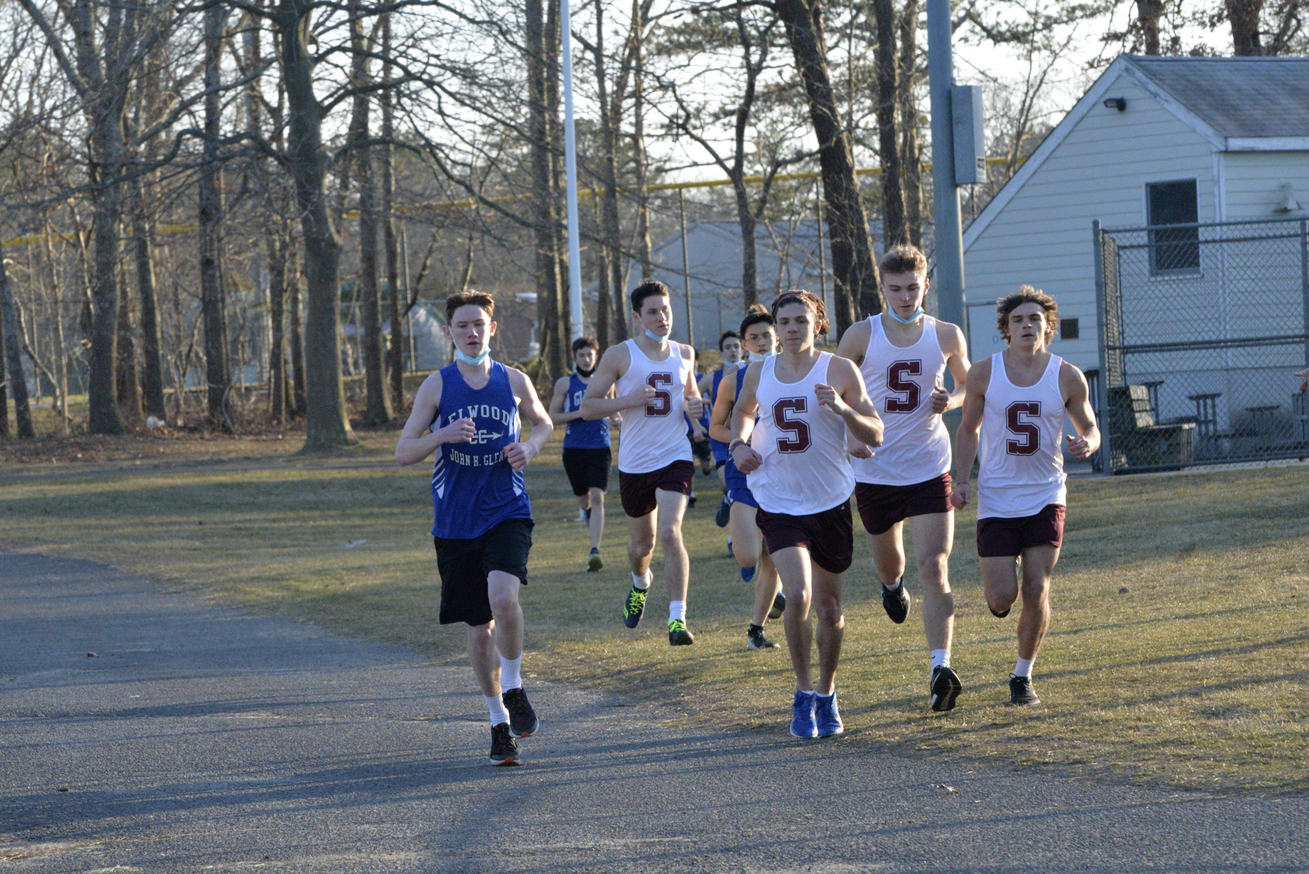 Mariners Justin Marro, left, Luke Marro and Owen Koszalka.