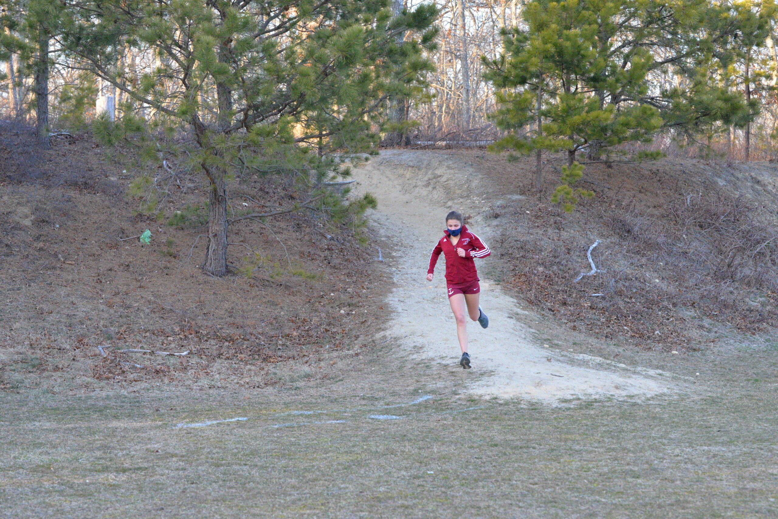 Southampton freshman Amanda Koszalka in the freshman race.