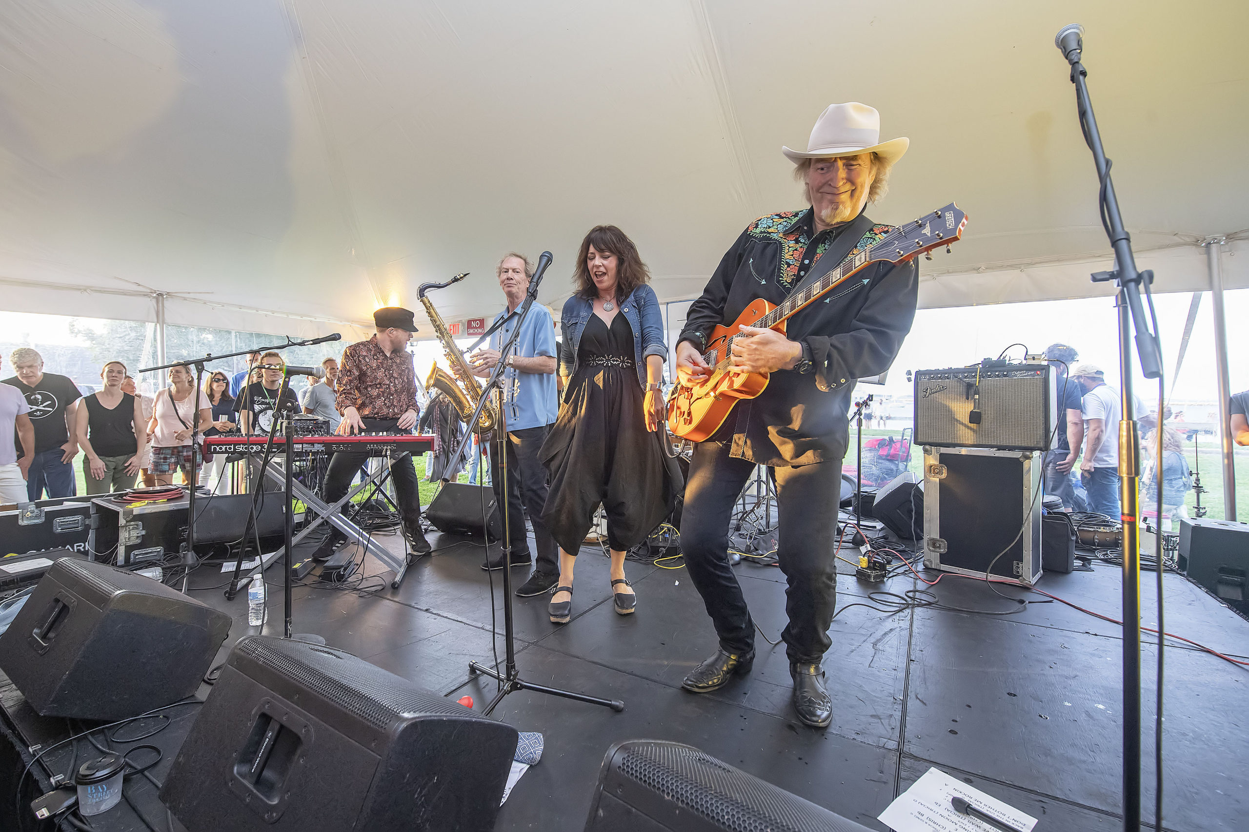 Gene Casey performs on the Sag Harbor Express stage during the 9th Annual Sag Harbor American Music Festival in Sag Harbor in September 2019. MICHAEL HELLER