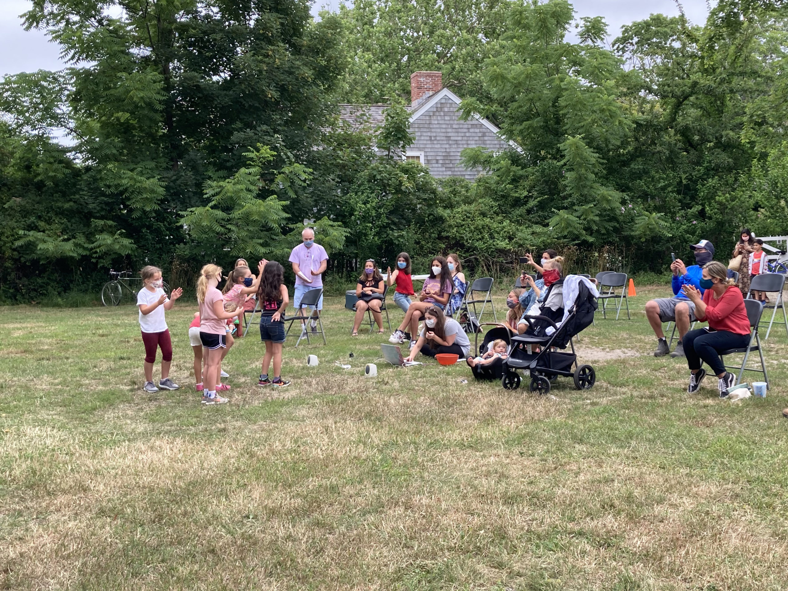 A Bay Street Theater 2020 outdoor summer camp for kids.