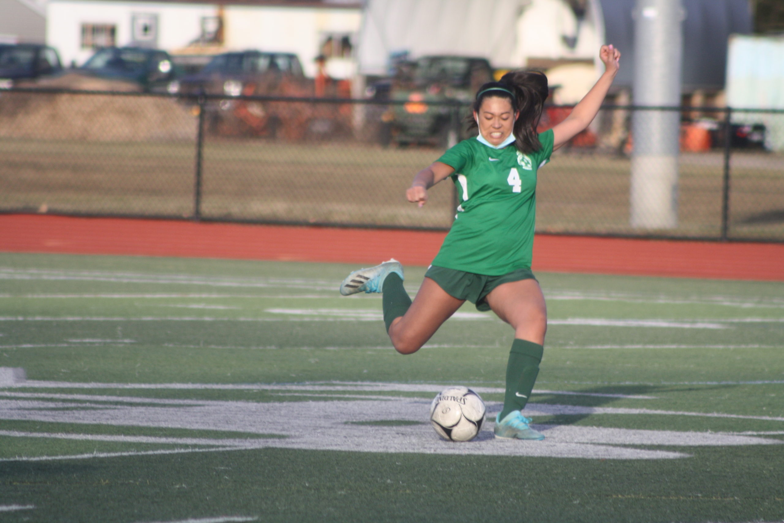 Westhampton Beach senior defender Courtney Wenzel.