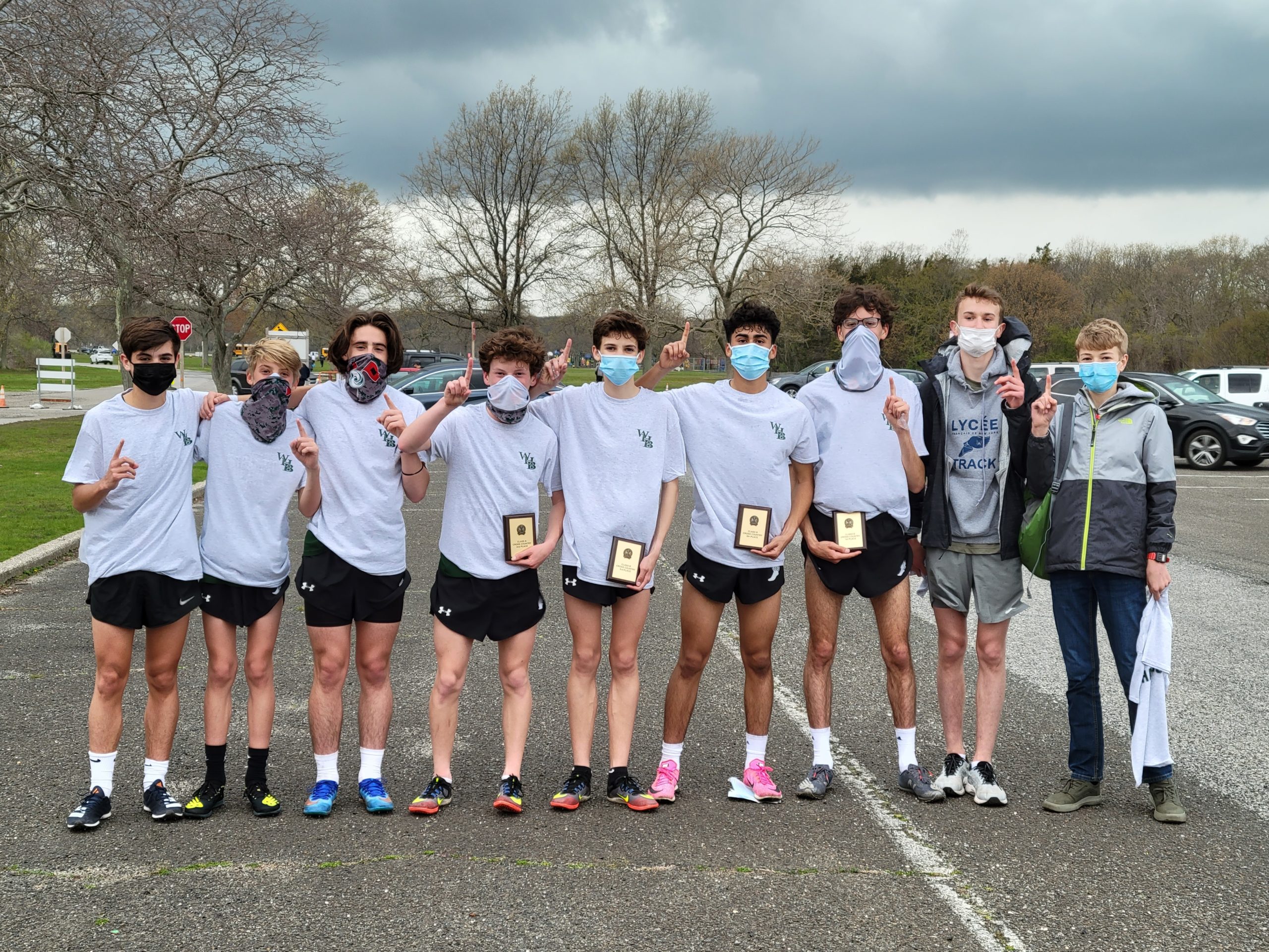 The Westhampton Beach boys cross country team became Suffolk County Class B champions for the third straight season at Sunken Meadow State Park on Wednesday.