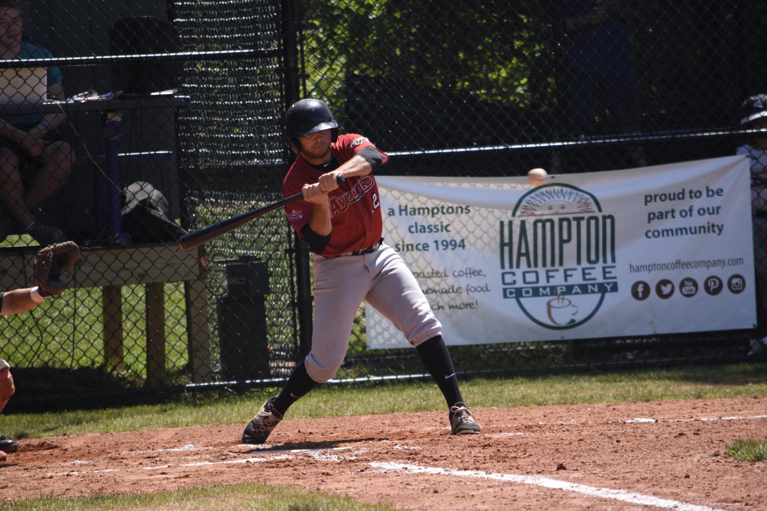 Ernie Geraci during his time with his hometown Westhampton Aviators of the Hamptons Collegiate Baseball League.