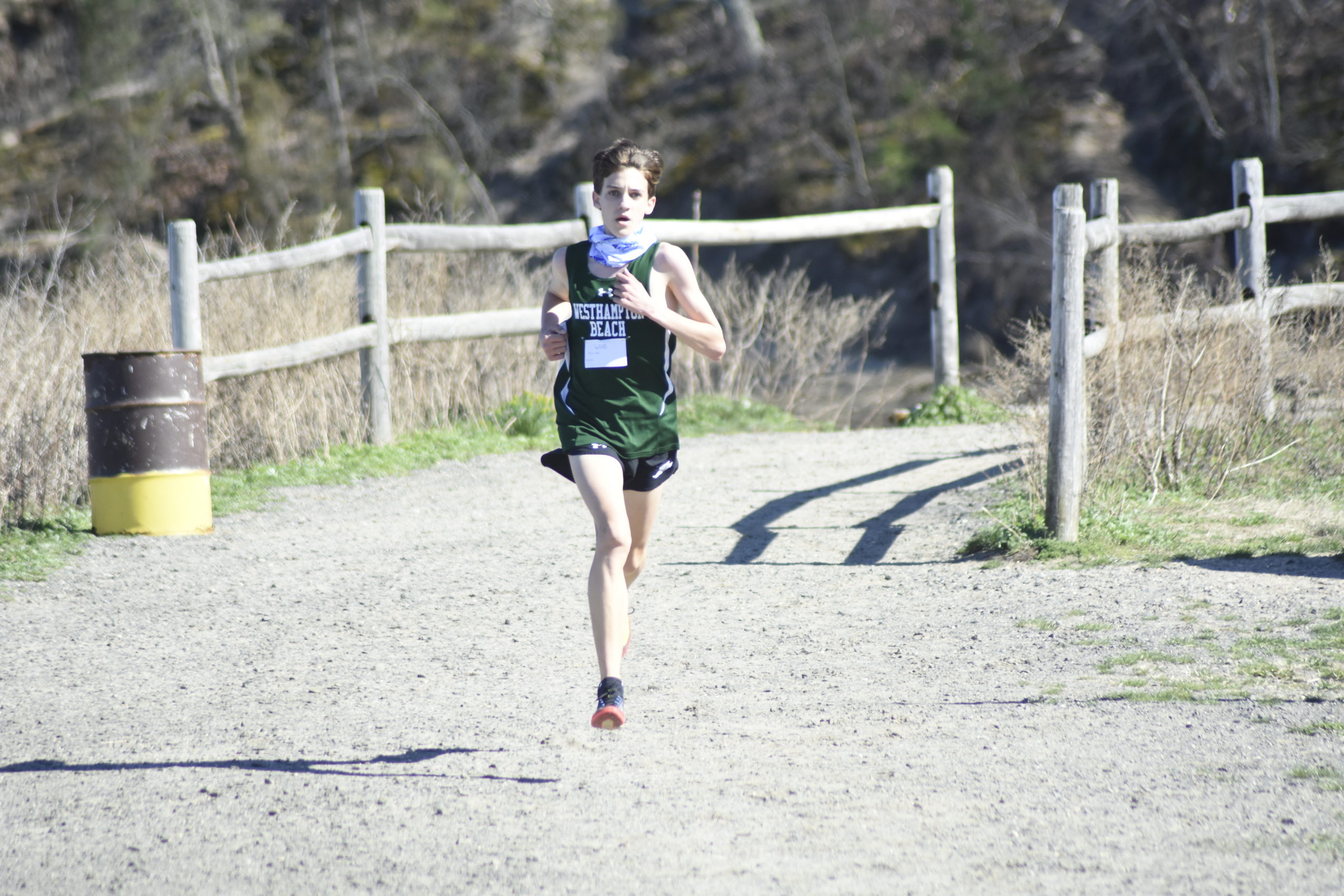 Westhampton Beach sophomore Trevor Hayes placed second overall.
