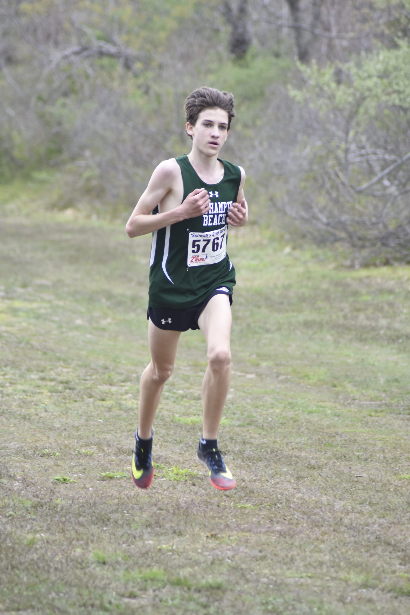 Hurricane Trevor Hayes placed third overall in the 'B' race.