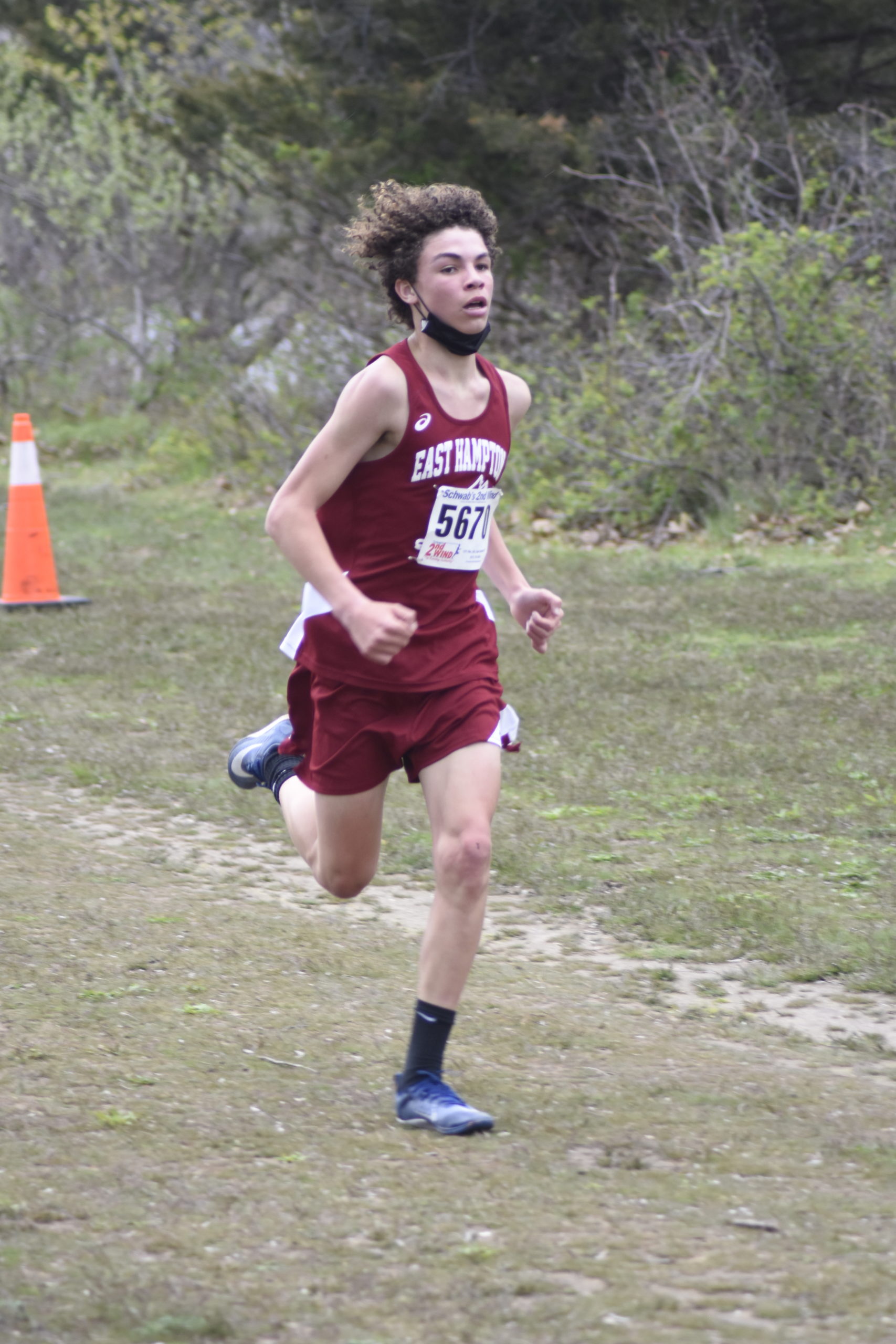 East Hampton freshman Mikey Gilbert placed 12th overall in the 'B' race.
