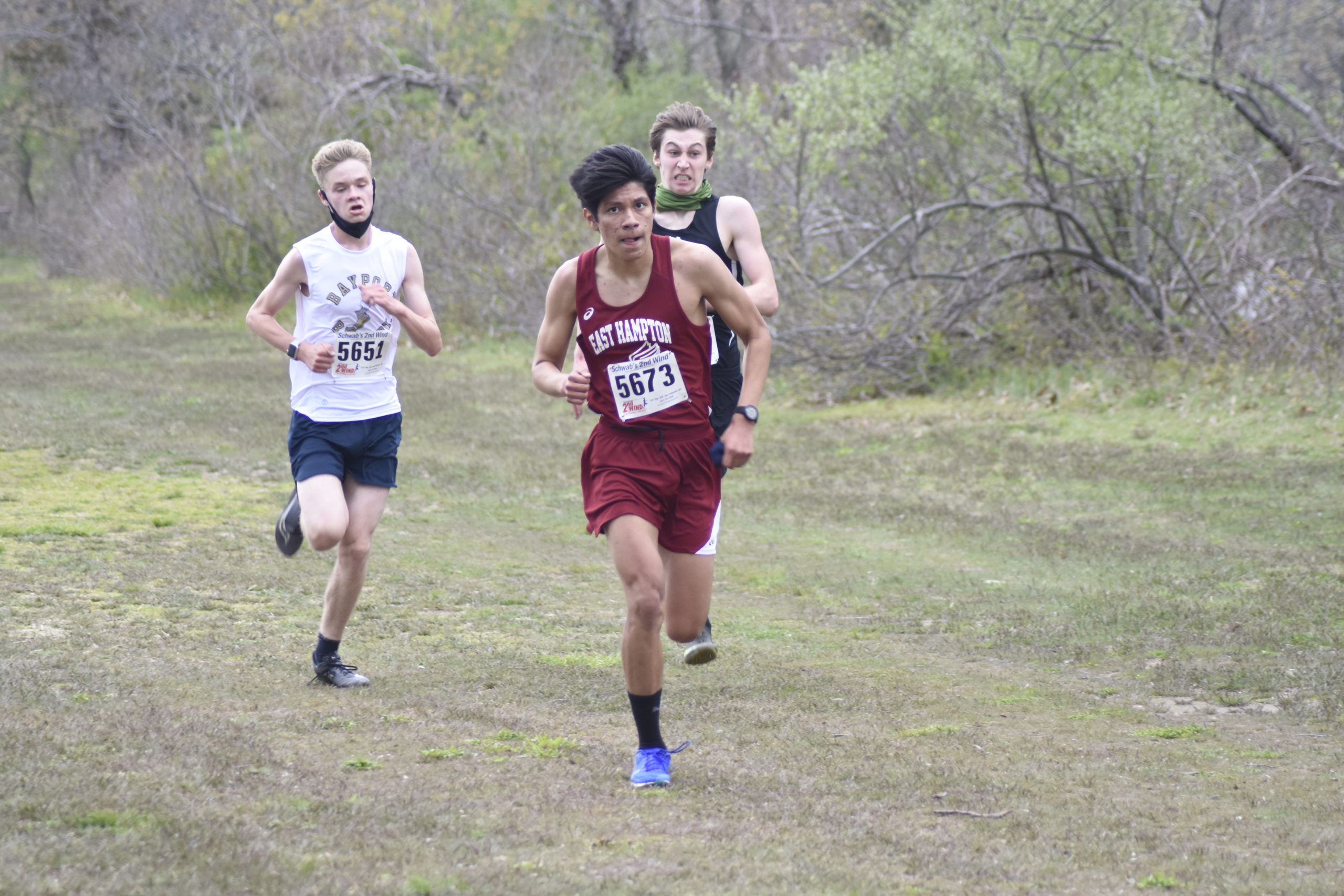 East Hampton freshman Brayan Rivera finished 14th overall in the 'B' race.