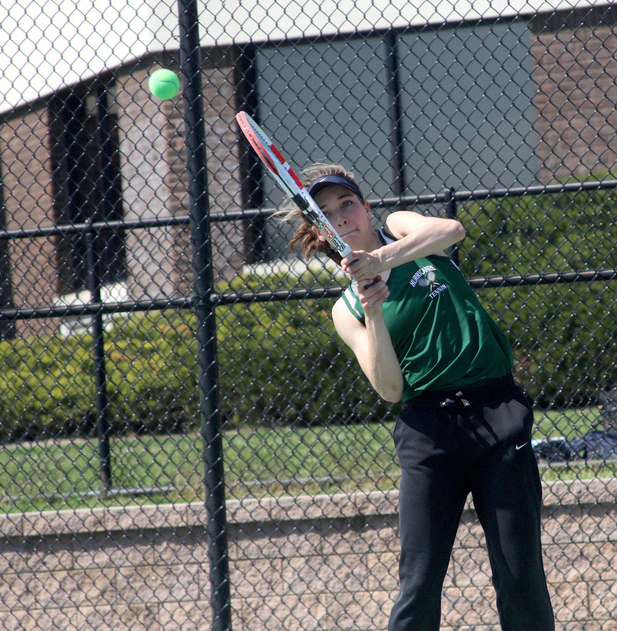 Westhampton Beach junior Rose Hayes was solid at the baseline in the Division IV singles finals.