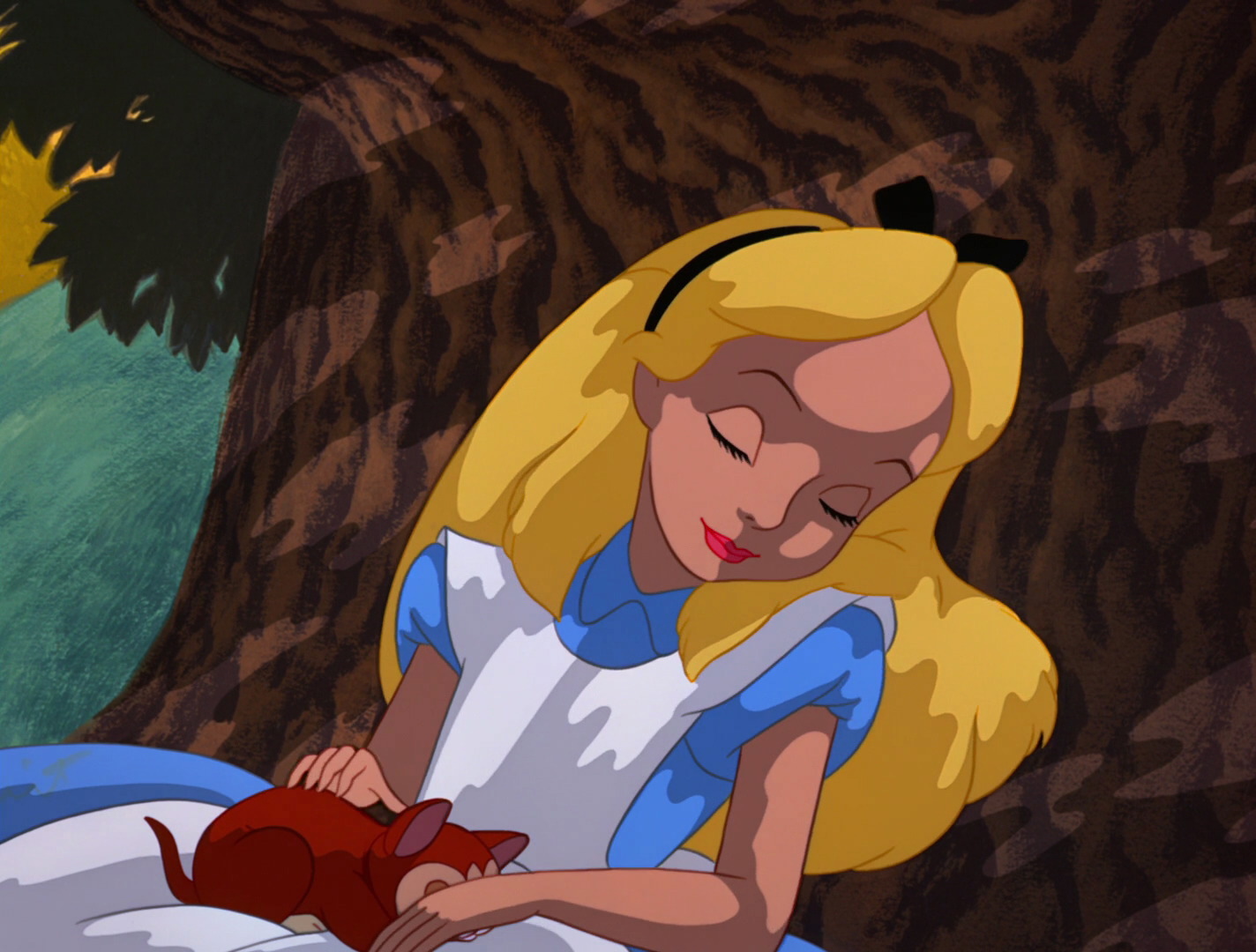 A still image from Disney's 1951 film 