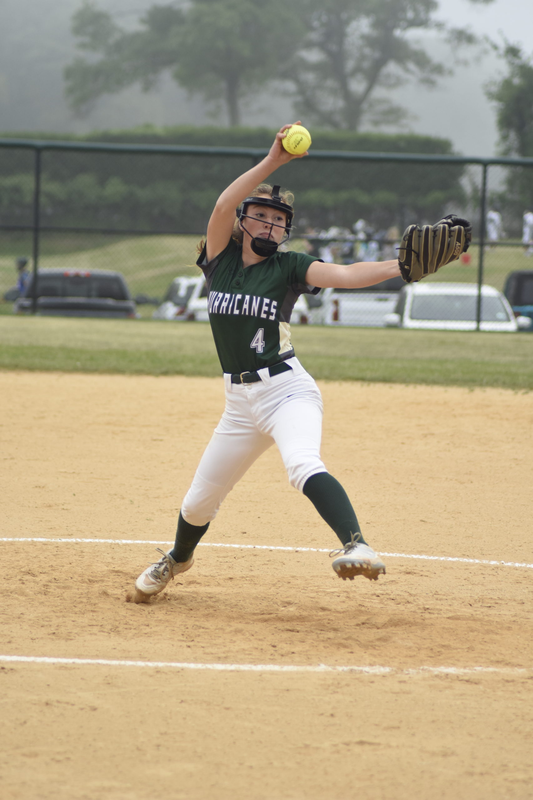 Elliejean Burke started in the circle for Westhampton Beach against Islip on Thursday, May 27.