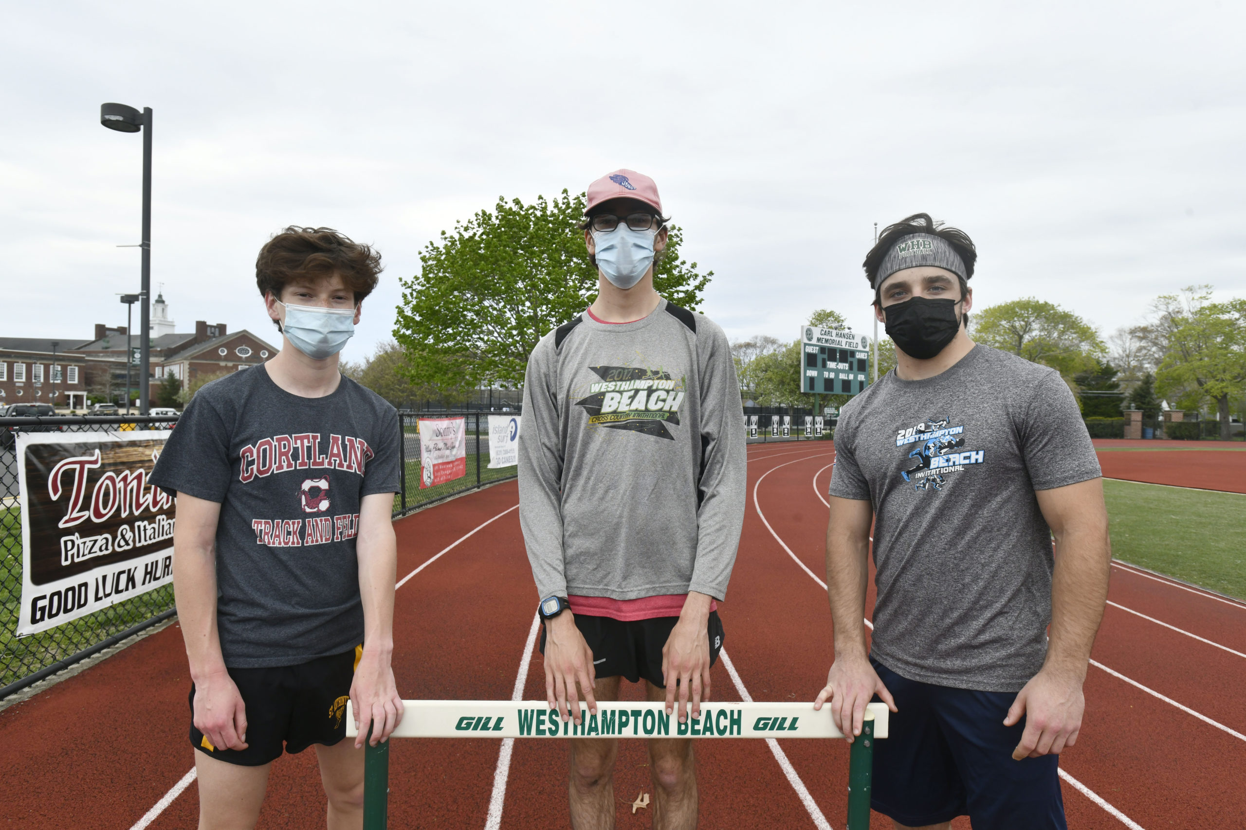 Max Haynia, Gavin Ehlers and Aidan McKeon.   DANA SHAW