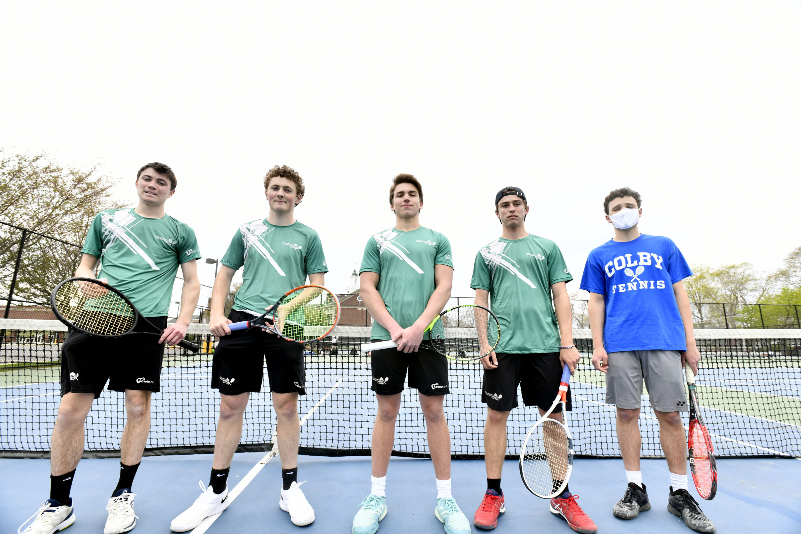 John Pope, Andre Insalaco, Kasper Buchen, Santo Benenati and Josh Kaplan.   DANA SHAW