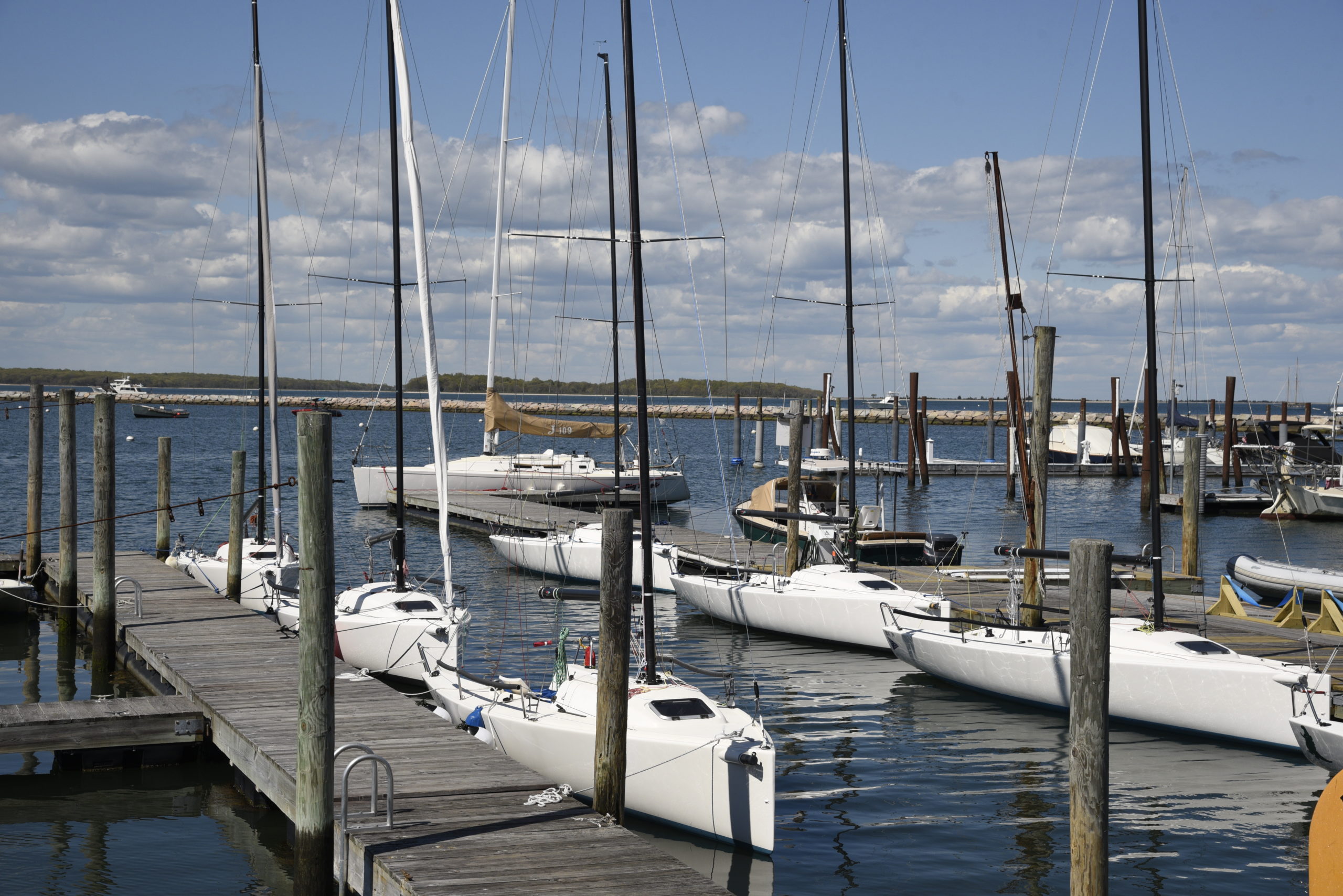 The new docks at the Breakwater Yacht Club.  MICHAEL MELLA