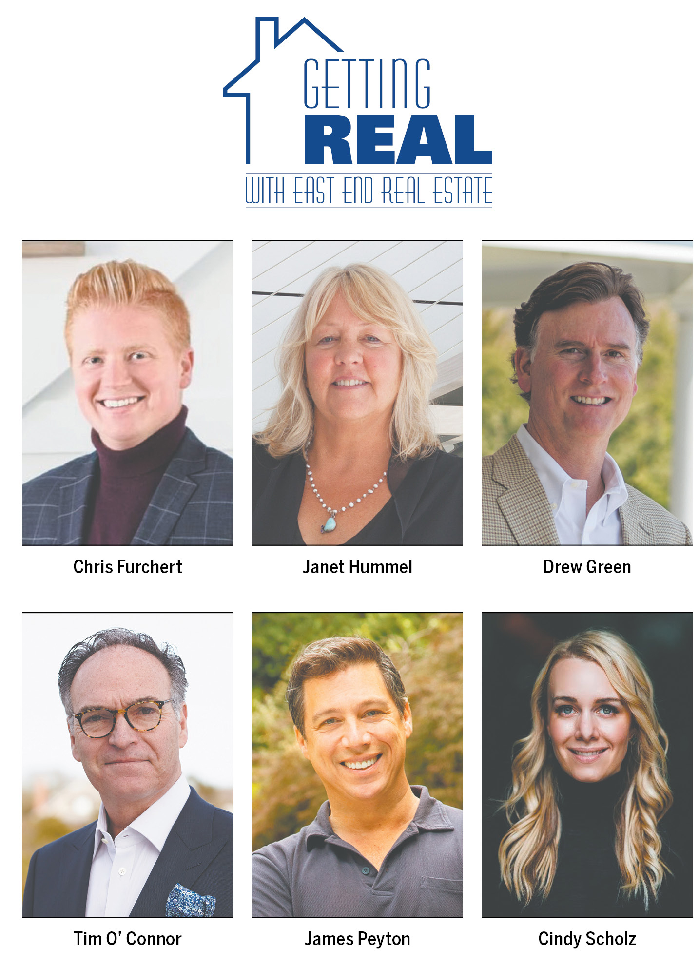 The panelists for the Getting Real with East End Real Estate: Putting a House to Work discussion.