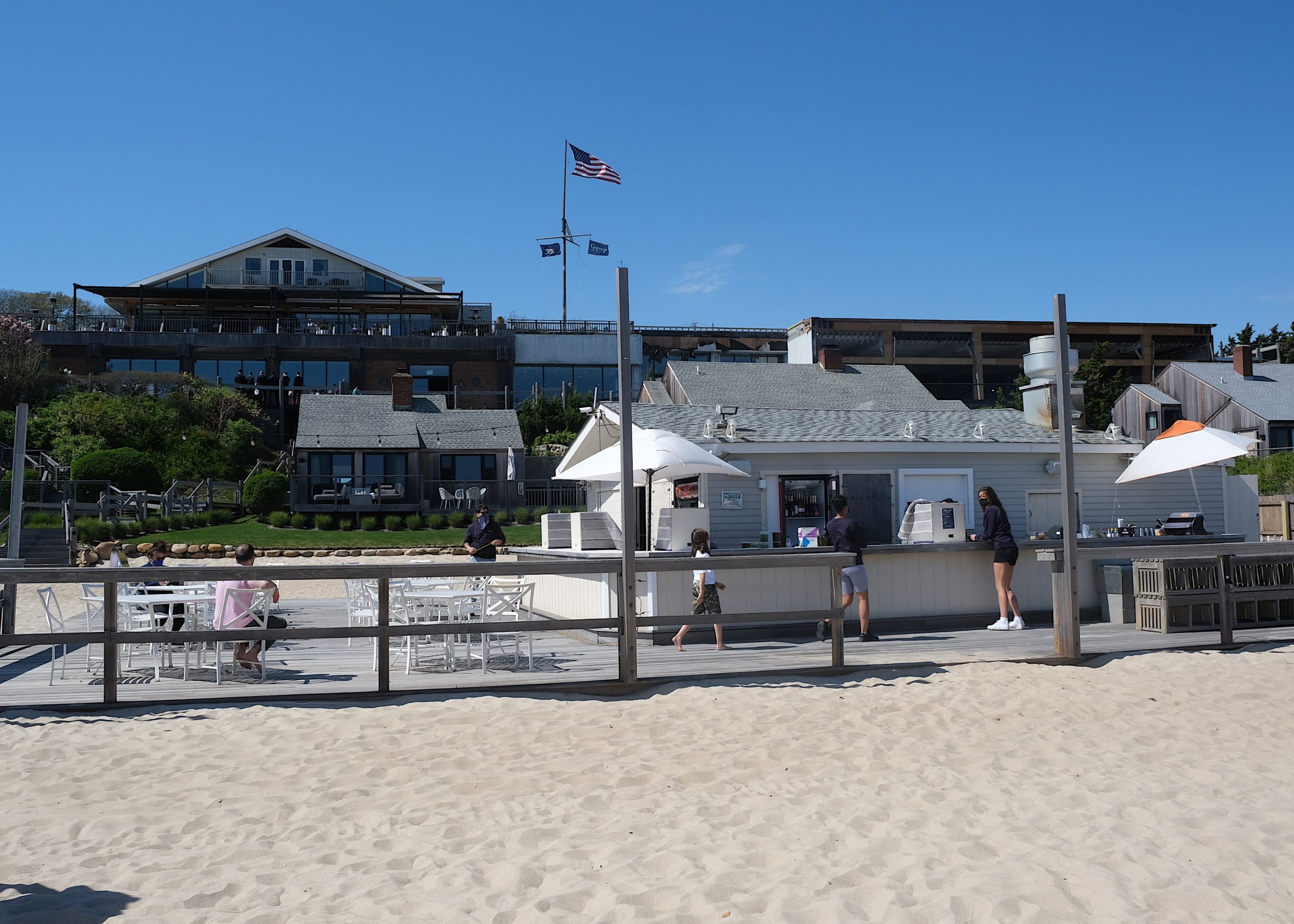 The Beach Club at Gurney's Inn & Spa.