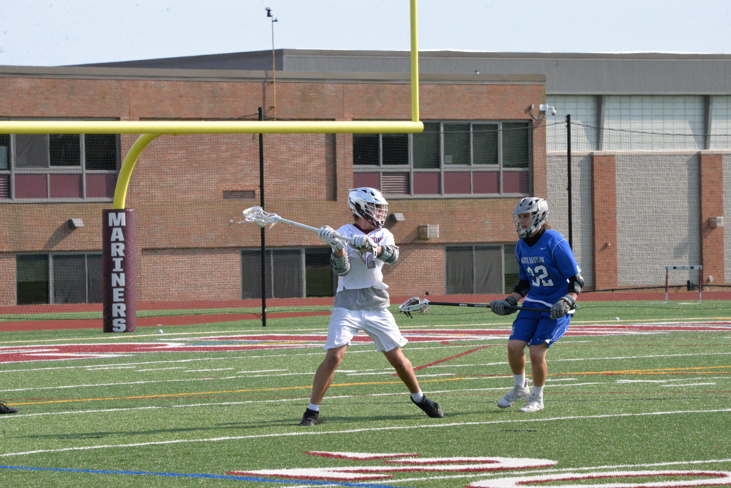 East Hampton's Jack Freel has stepped up a number of times this season for the South Fork boys lacrosse team.