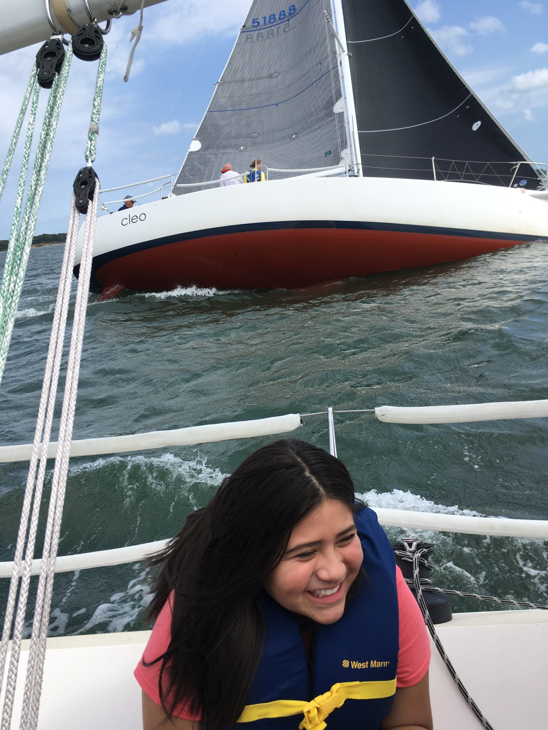 Rosa Yanes during the 2019 AdventureSail.  MICHAEL MELLA