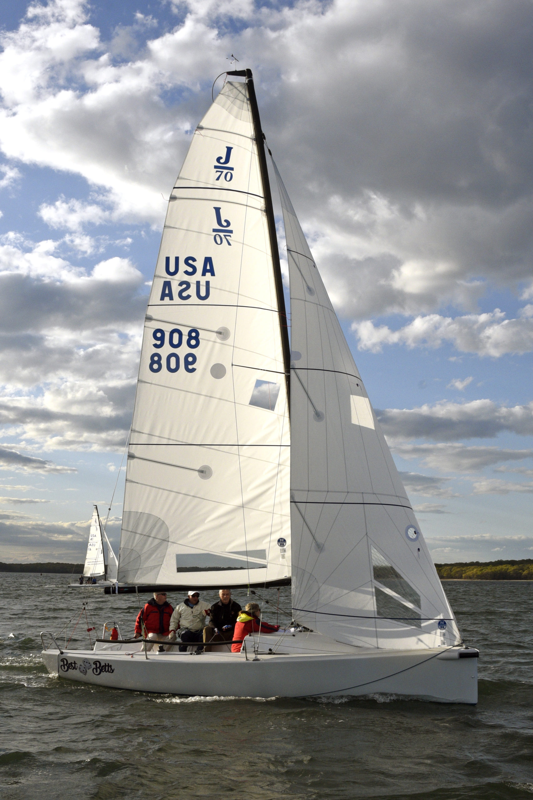 Wednesday night races at the Breakwater Yacht Club.  MICHAEL MELLA