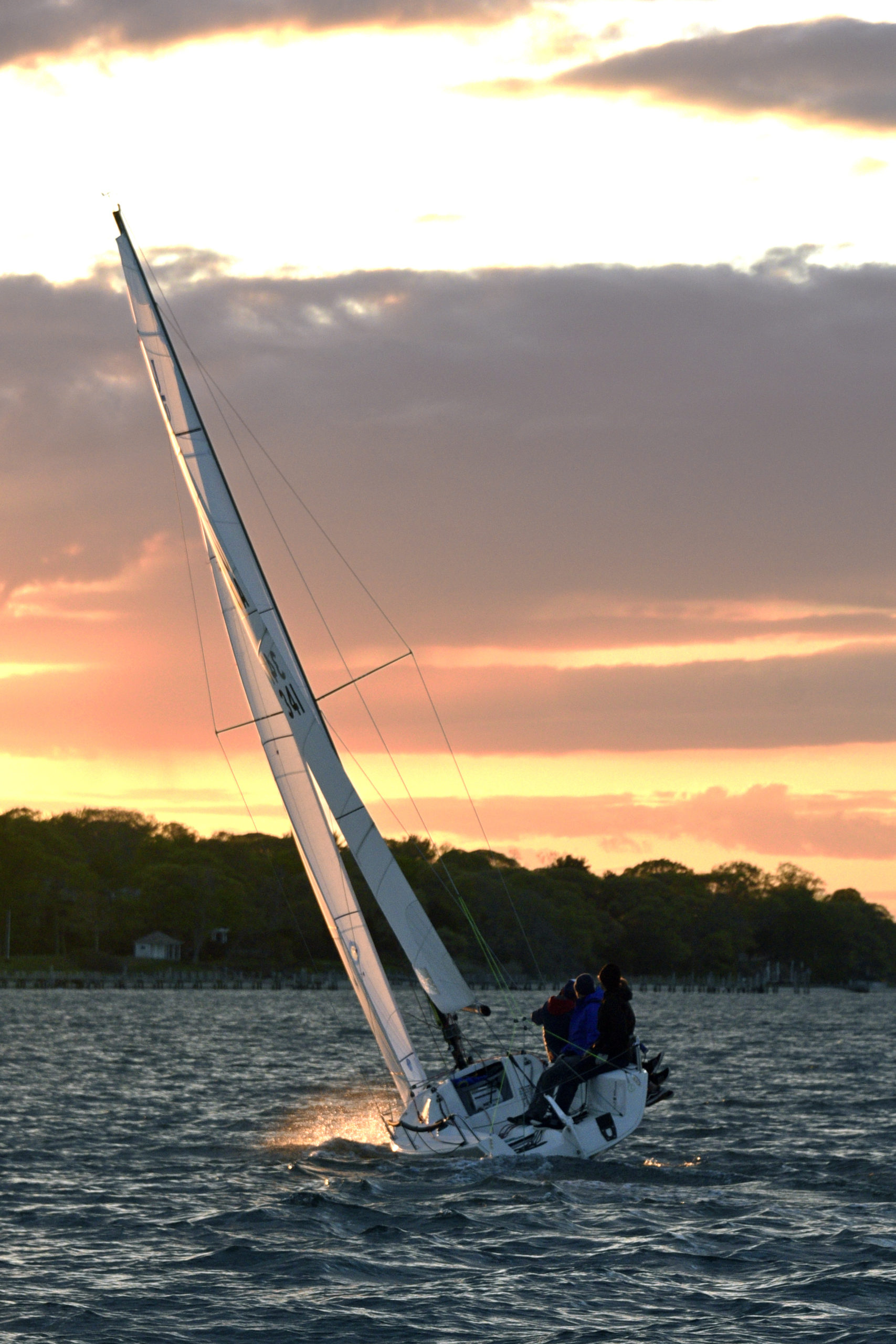 Wednesday night races at the Breakwater Yacht Club.  MICHAEL MELLA