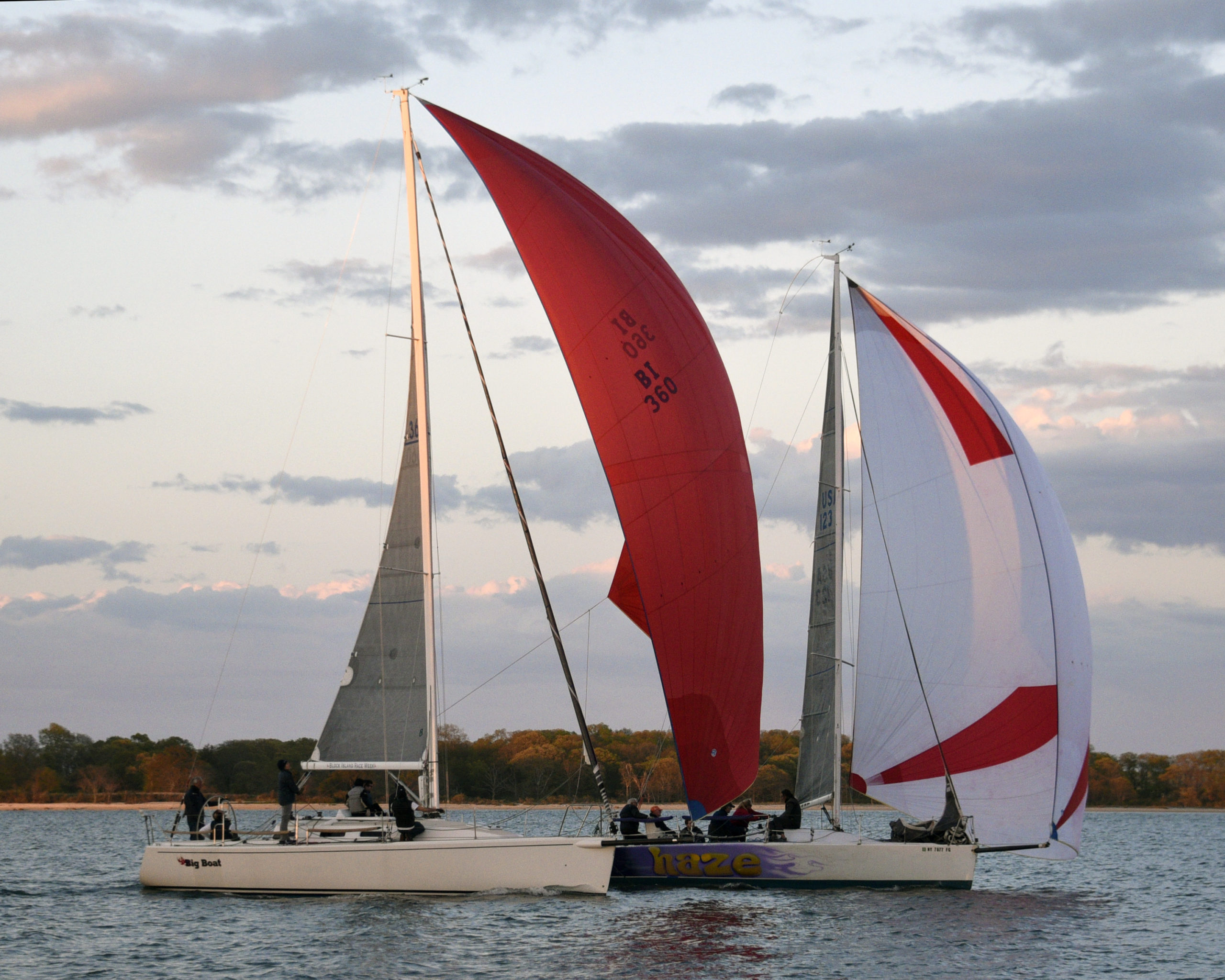 Wednesday night races at the Breakwater Yacht Club.  MICHAEL MELLA