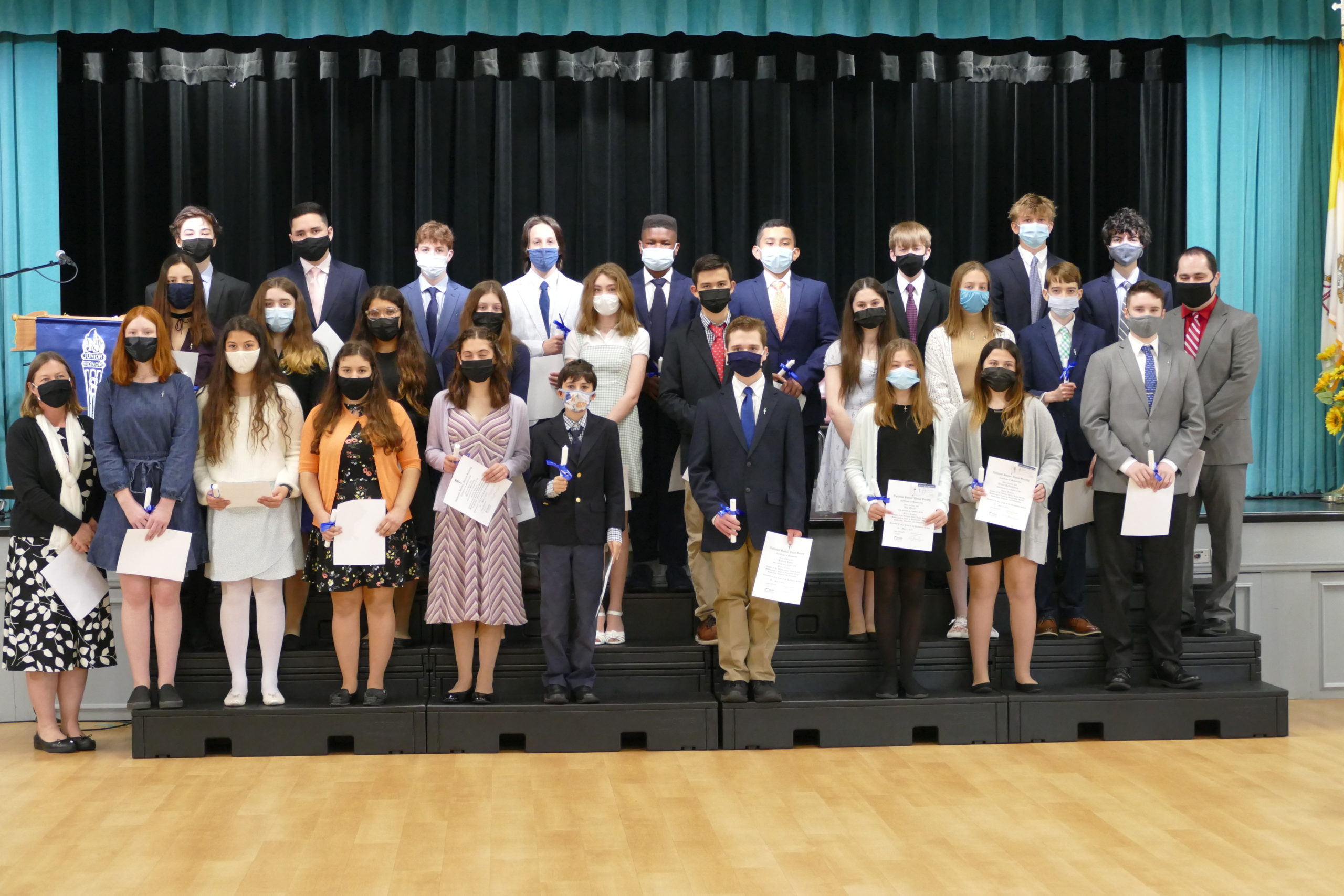 Twenty-eight students at Our Lady of the Hamptons were inducted into the National Junior Honor Society.