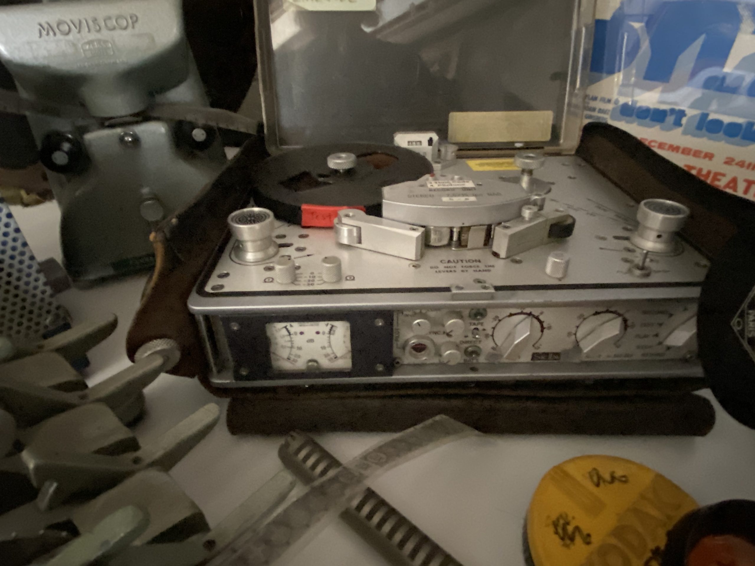 A film recorder belonging to Chris Hegedus.